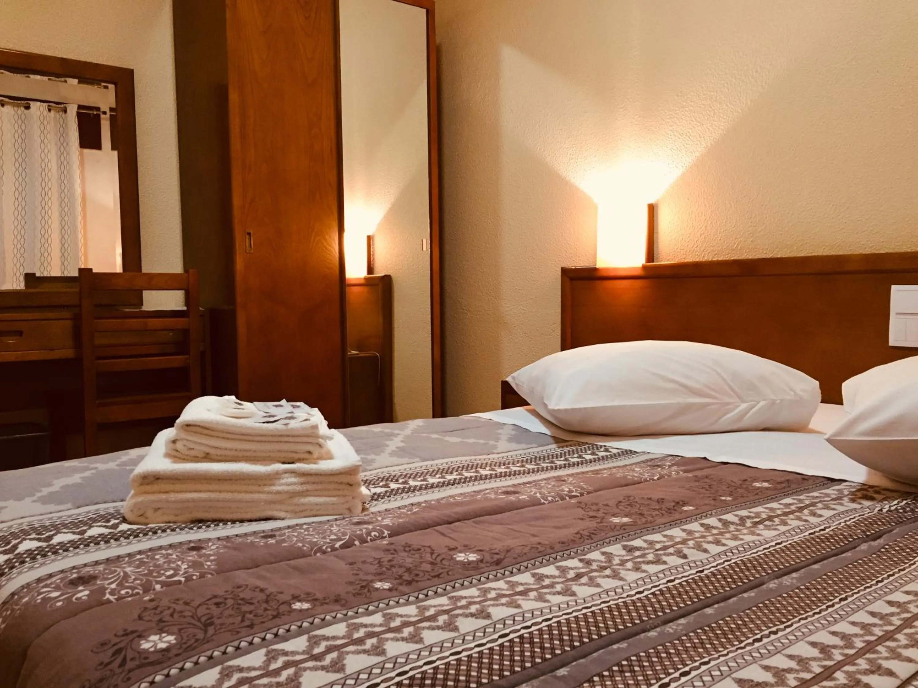 Bed in Hotel Portinari