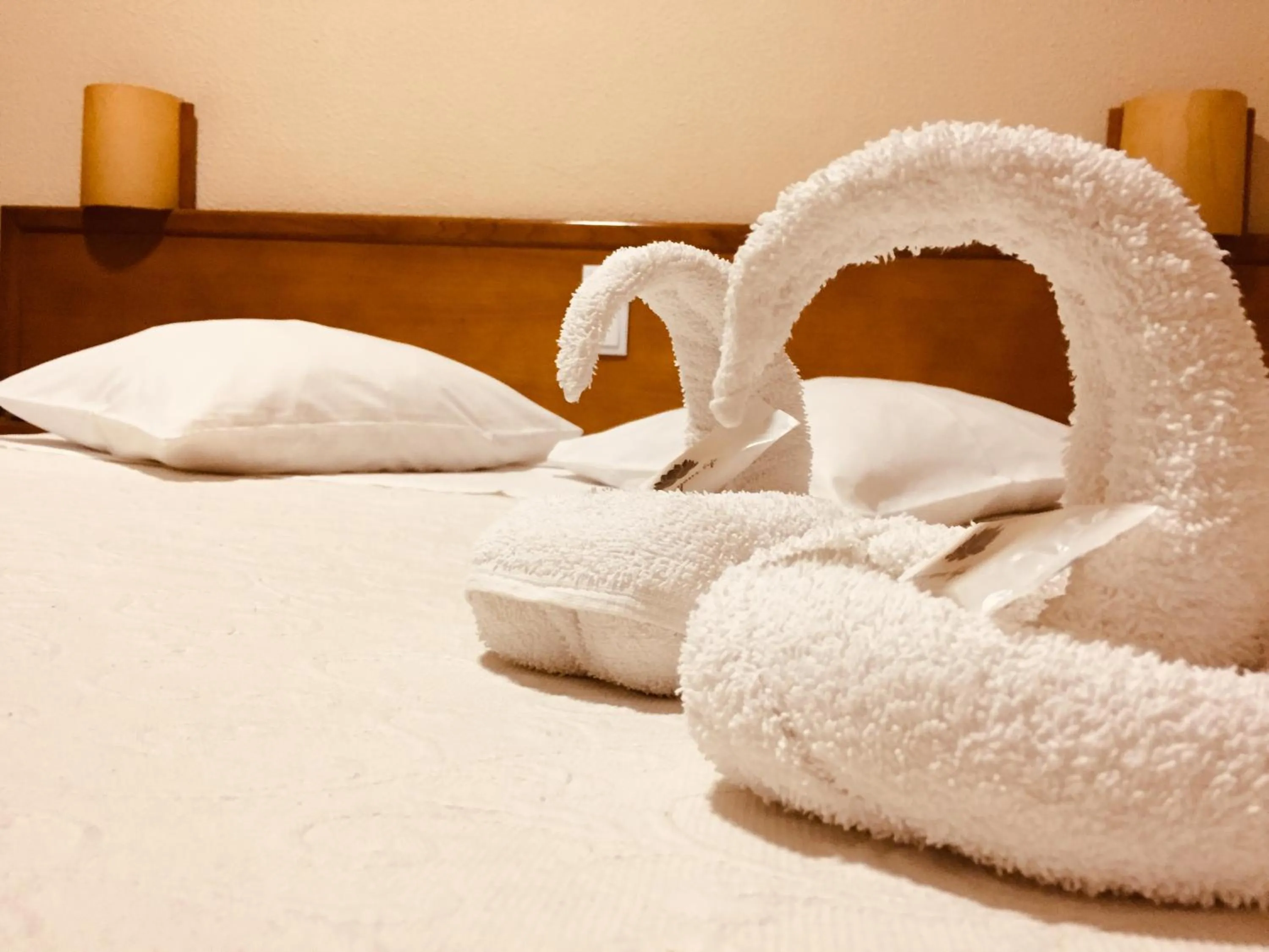 Bed in Hotel Portinari