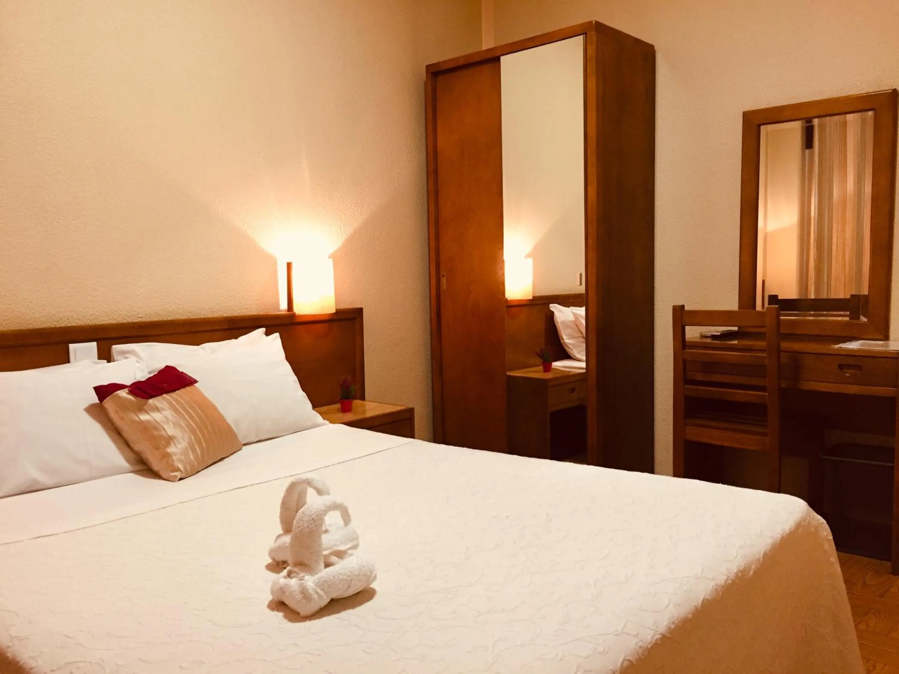 Bed in Hotel Portinari