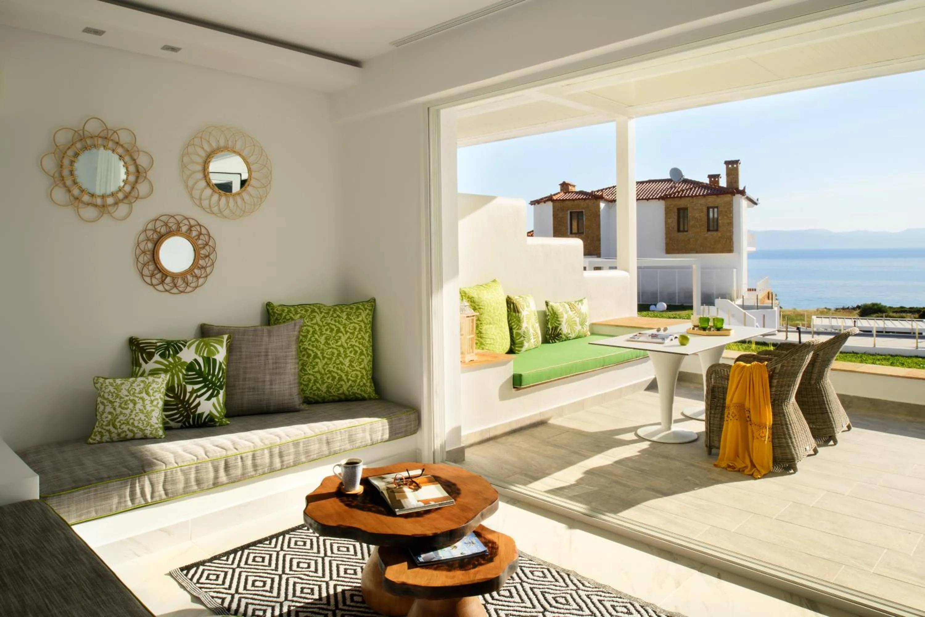 Seating area in Villa D'Oro - Luxury Villas & Suites