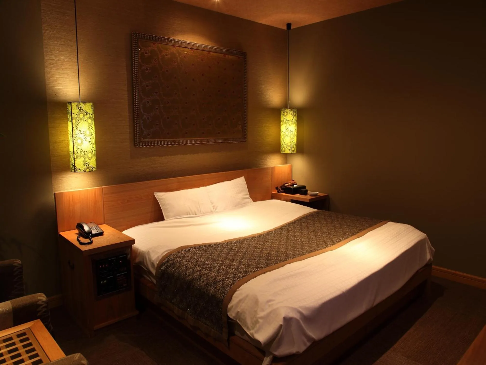 Bed in Hotel Cuna Kyoto Love Hotel