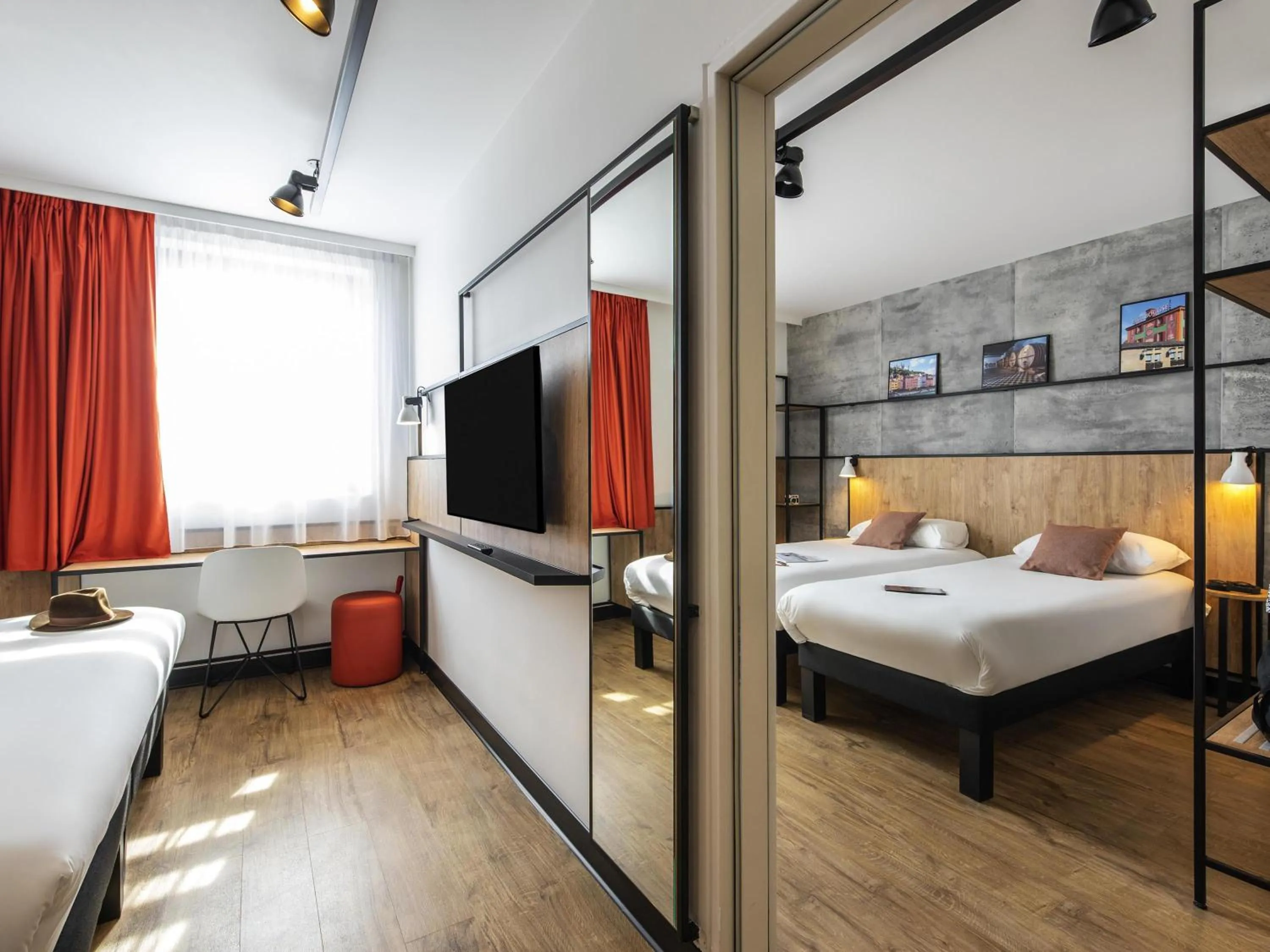 Bedroom, Bed in ibis Lyon Sud Oullins