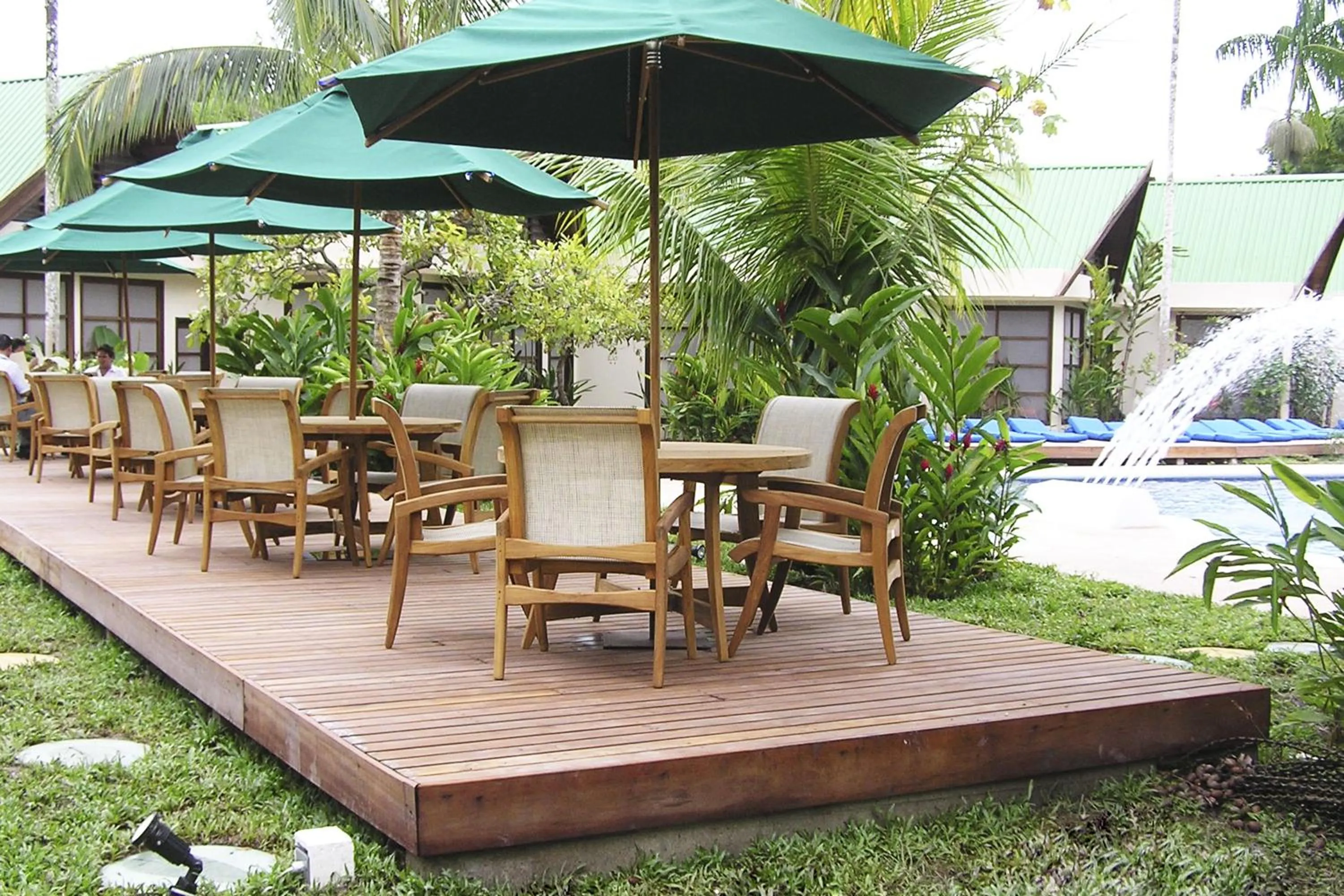 Patio in Decameron Decalodge Ticuna