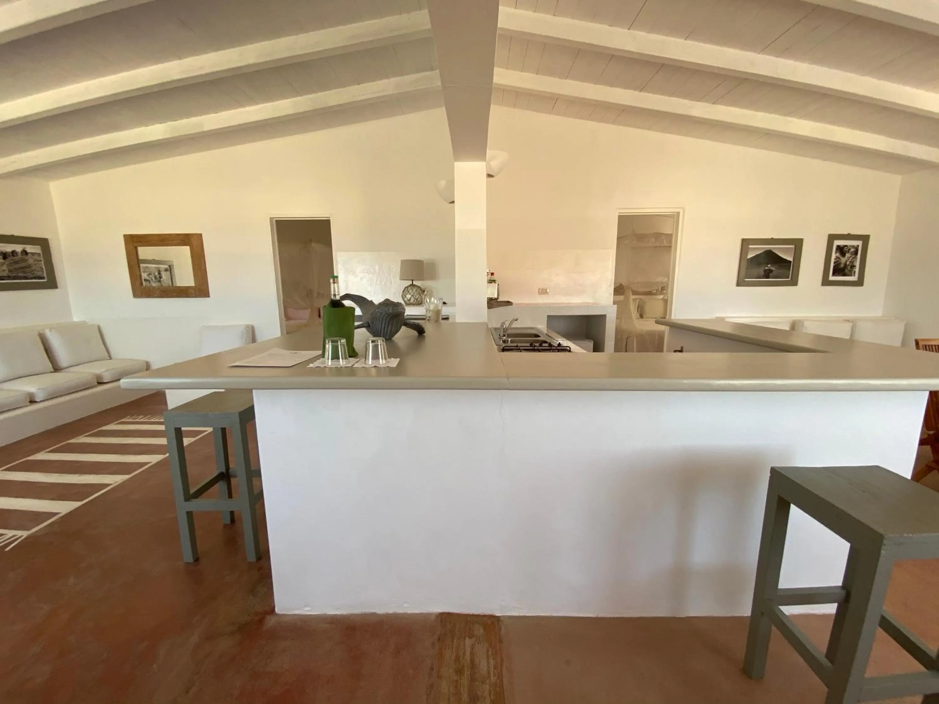 Kitchen or kitchenette in Spinguera Ecolodge