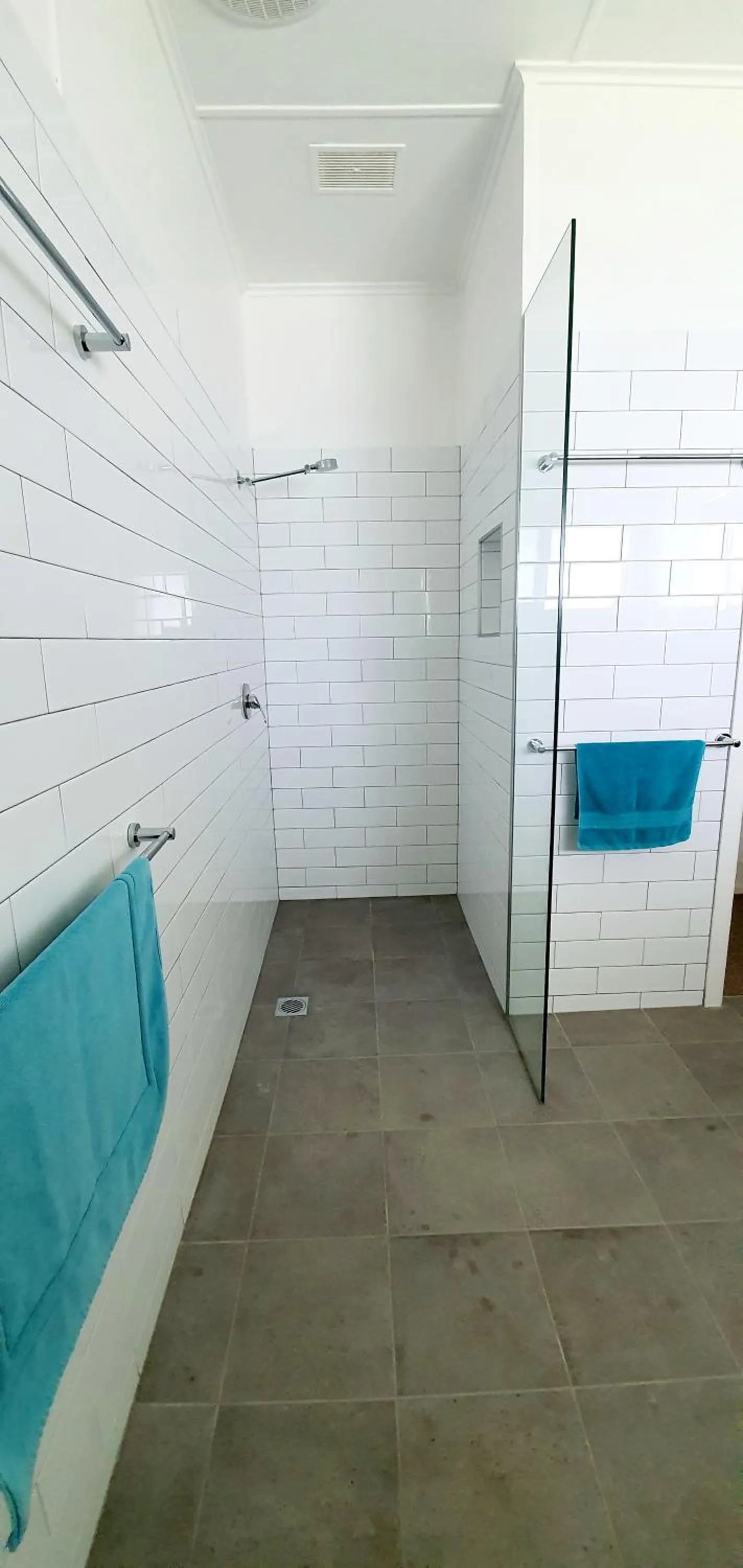 Shower in The Convent Boutique Accommodation plus Short Stay Holiday Homes