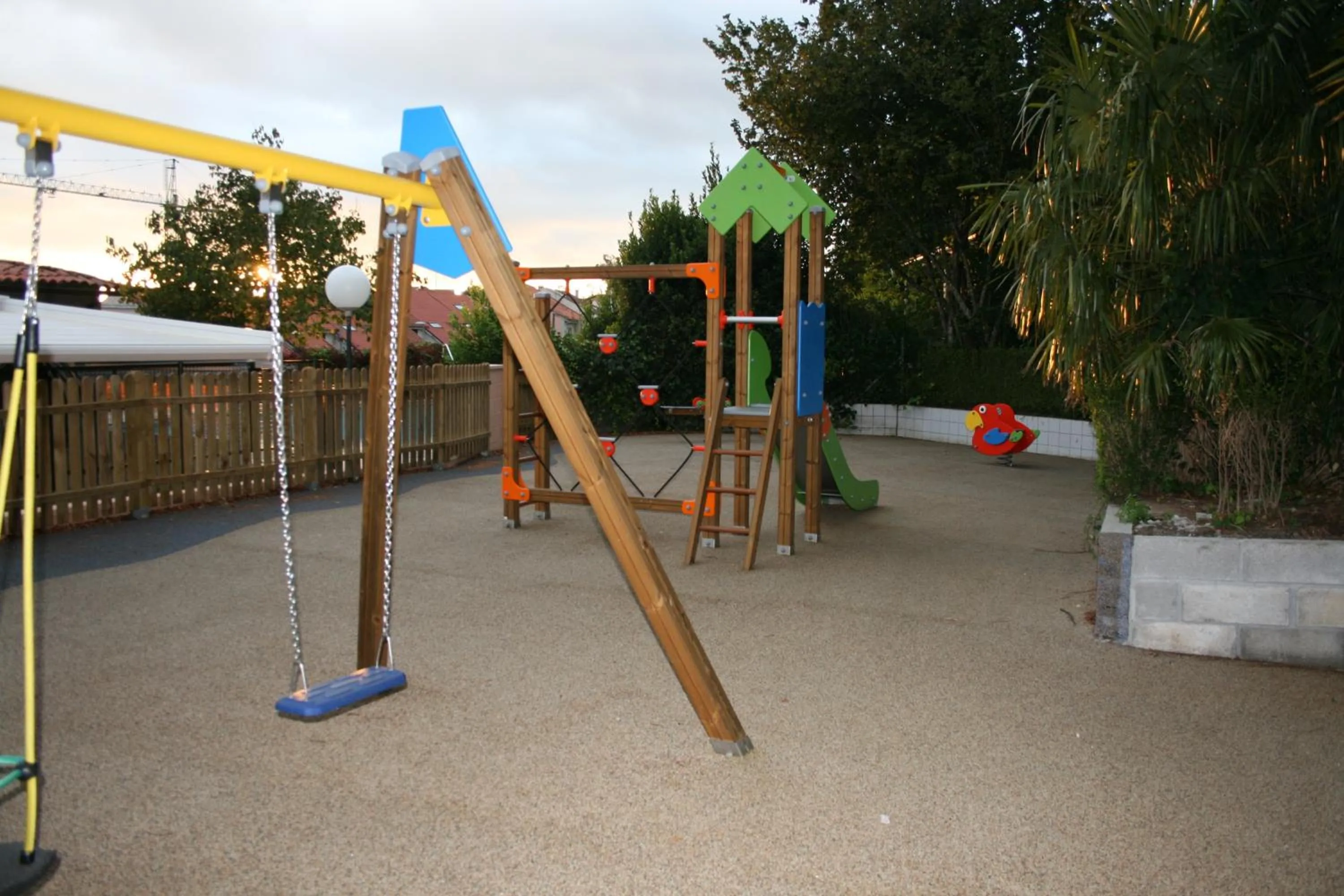 Children play ground in Camping As Cancelas