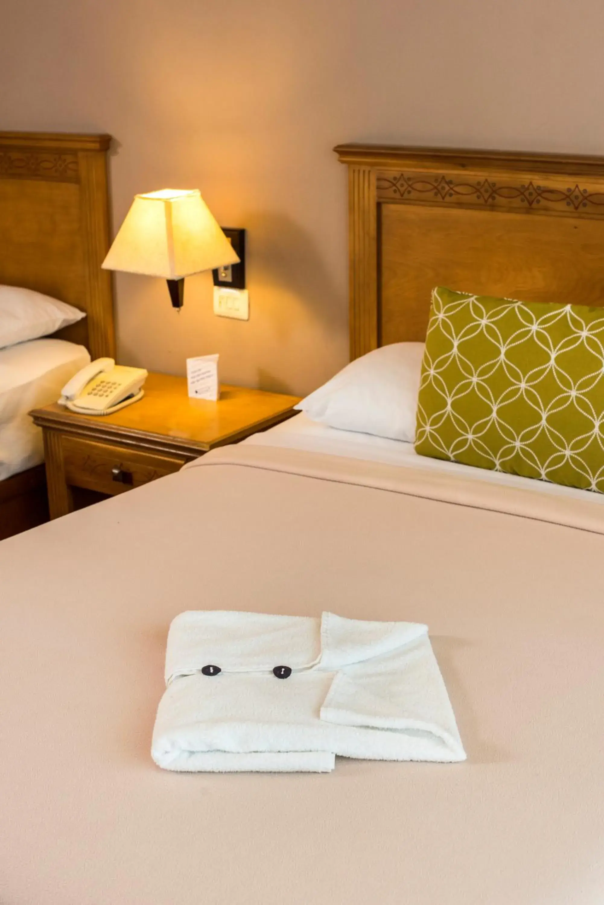 Bed in Tecnohotel Mérida Norte Bed in Tecnohotel Mérida Norte