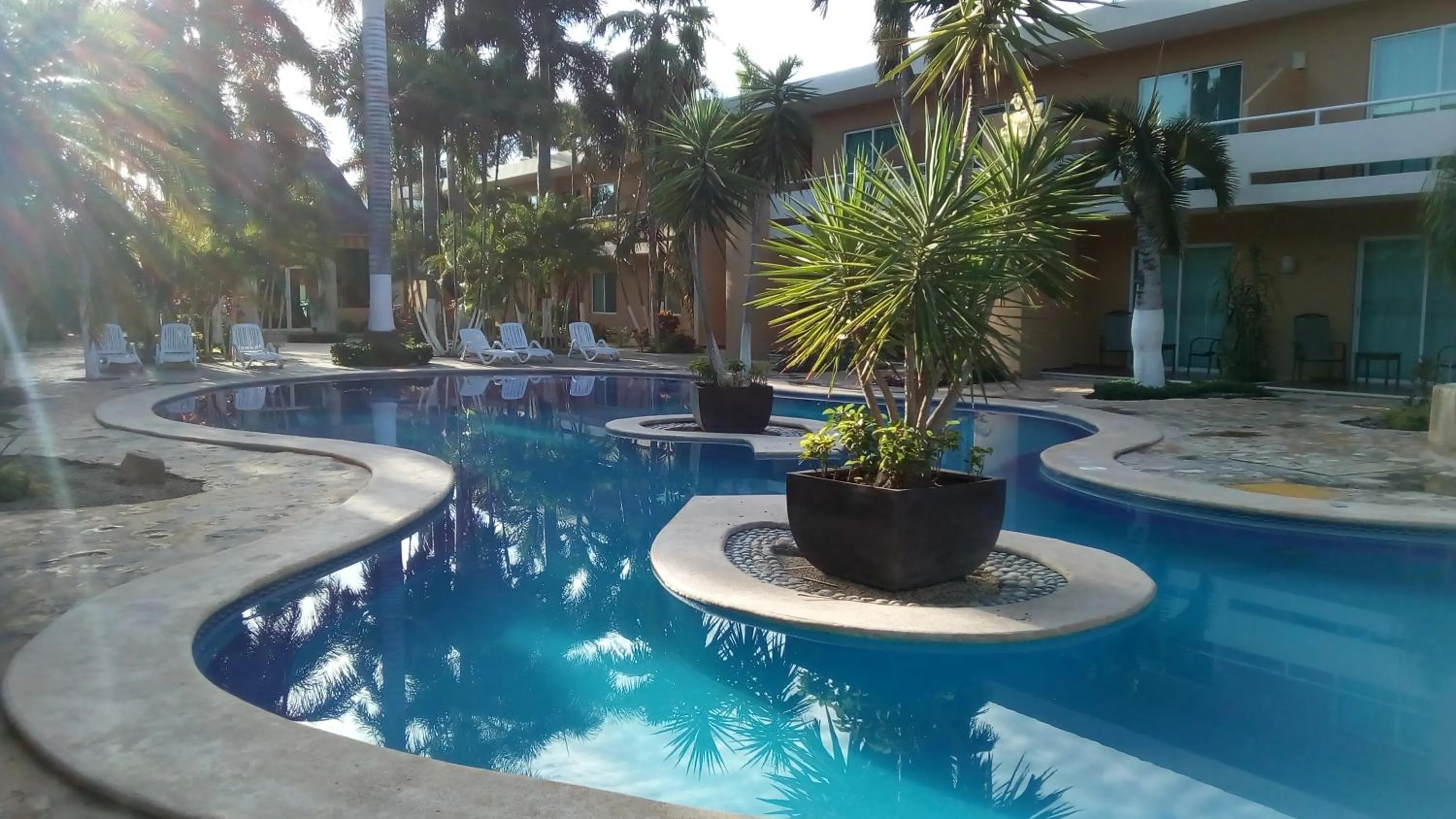 Swimming pool in Tecnohotel Mérida Norte
