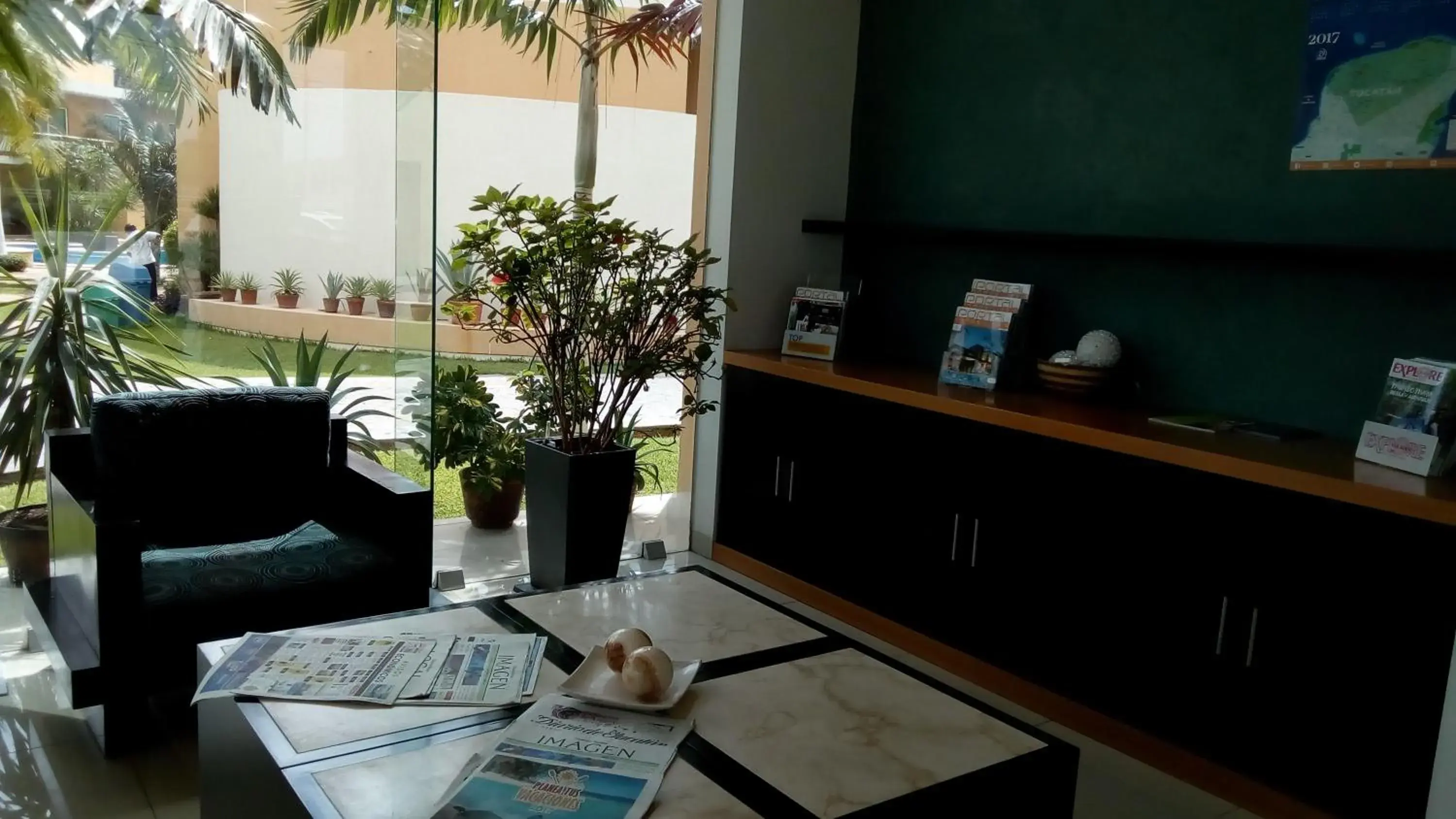 Living room in Tecnohotel Mérida Norte Living room in Tecnohotel Mérida Norte