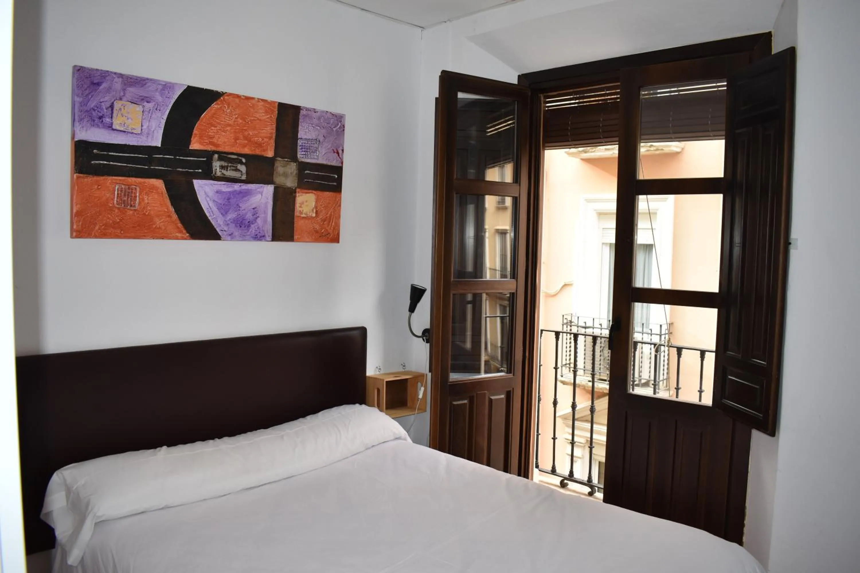 Balcony/Terrace, Bed in Pension Castil