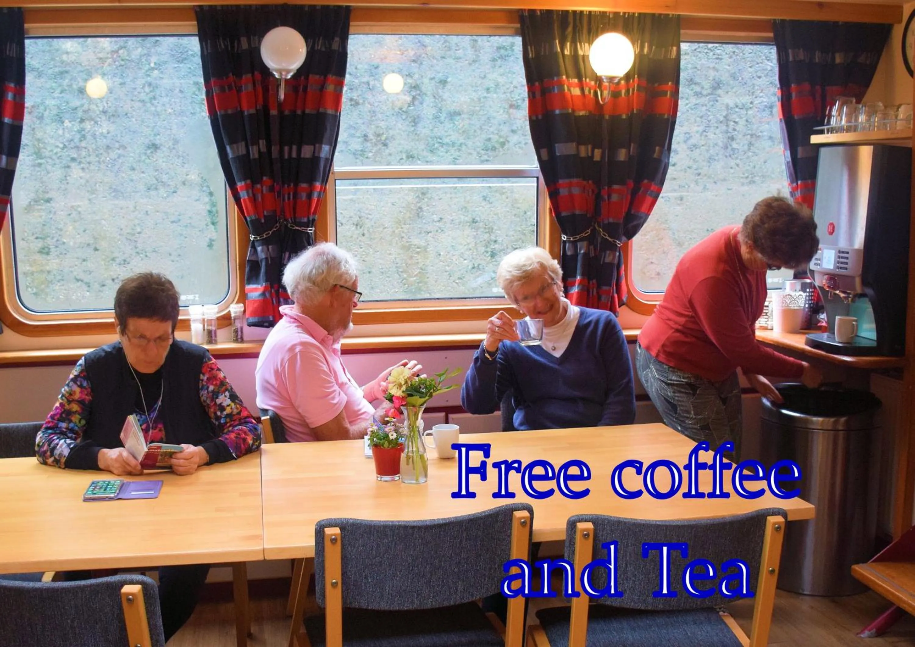 Restaurant/places to eat in Hotelboat Allure