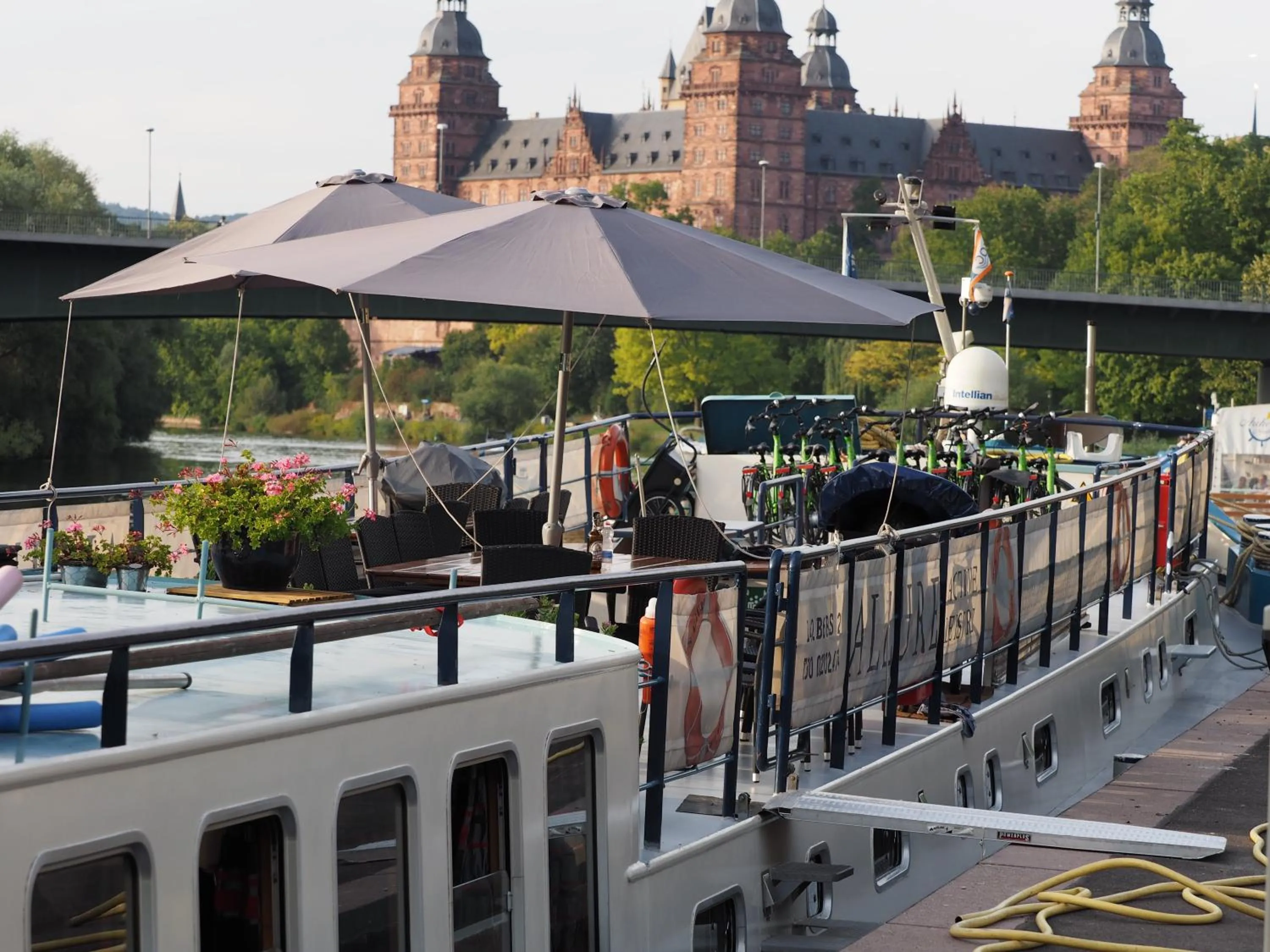 Balcony/Terrace in Hotelboat Allure