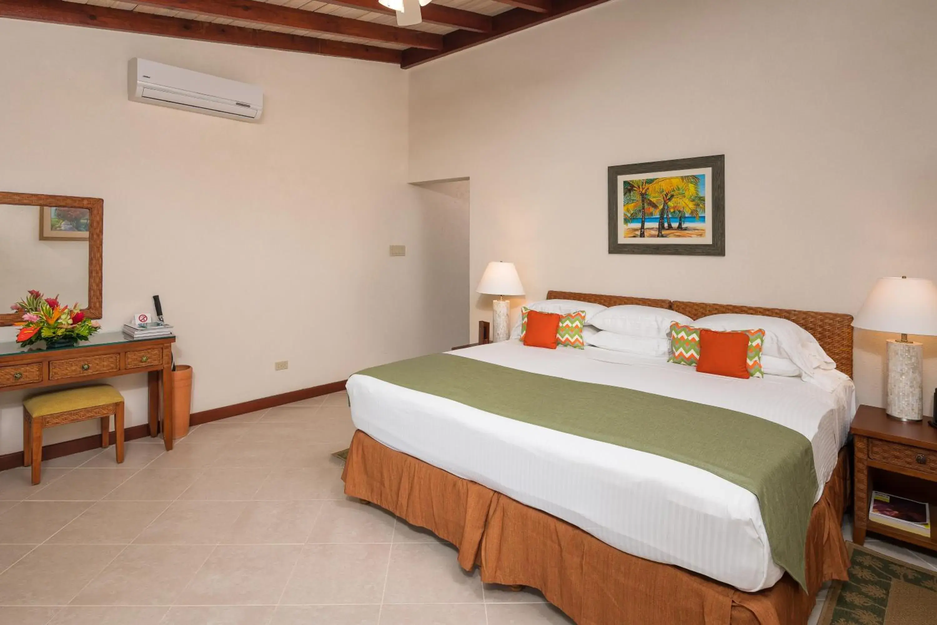 Bed in Sugar Cane Club Hotel & Spa Bed in Sugar Cane Club Hotel & Spa