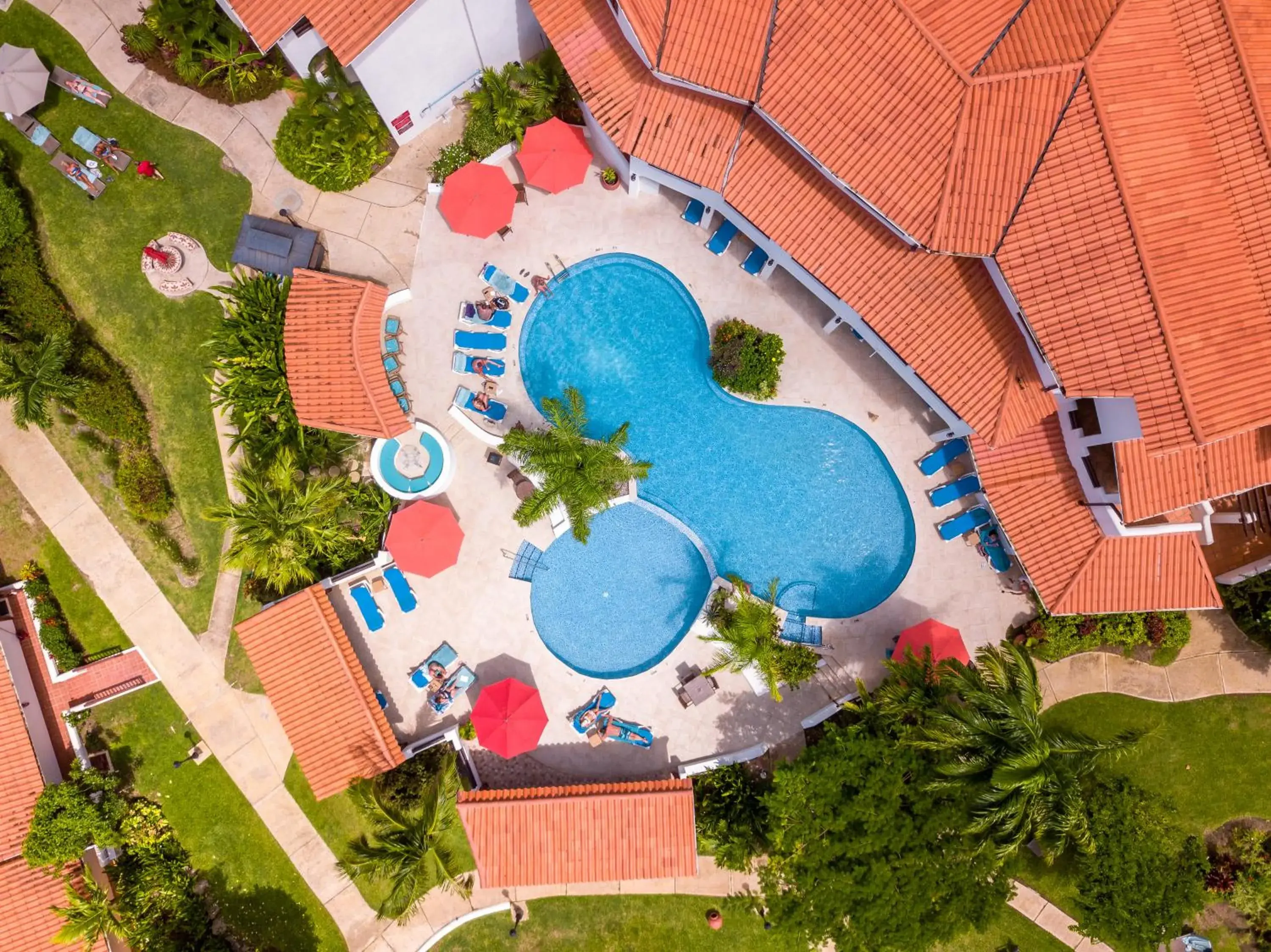 Bird's eye view in Sugar Cane Club Hotel & Spa Bird's eye view in Sugar Cane Club Hotel & Spa