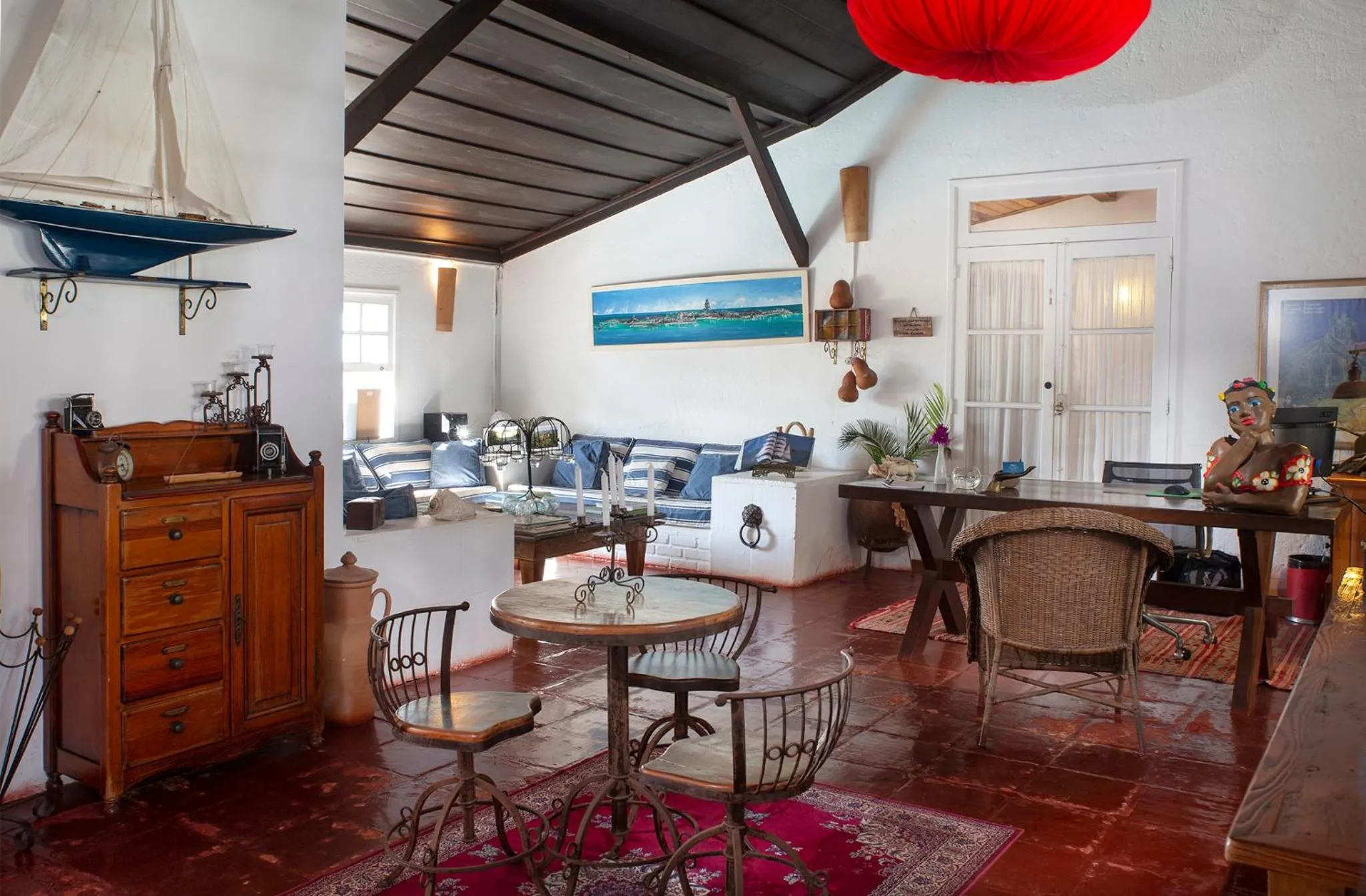 Lobby or reception in Pousada Casa Búzios