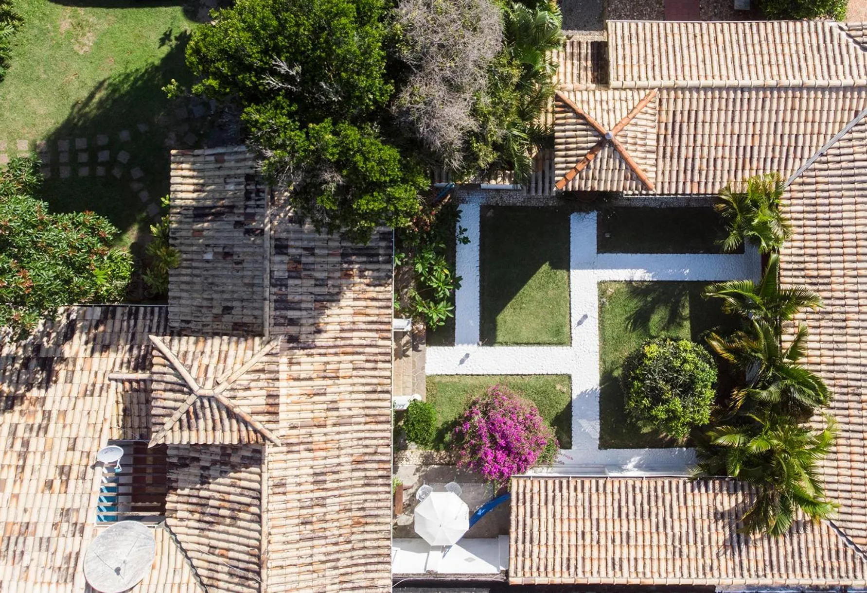 Bird's eye view in Pousada Casa Búzios
