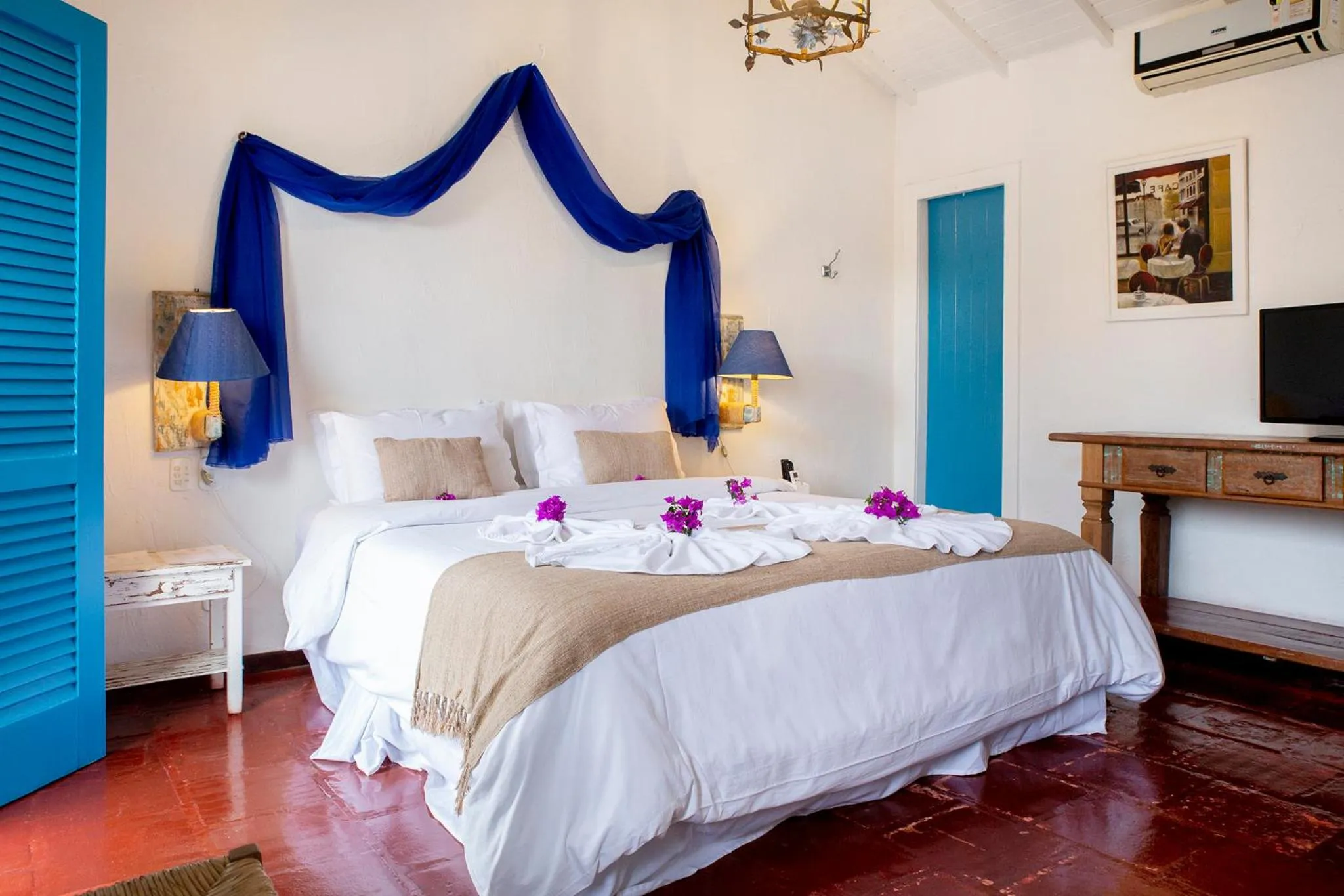 Bed in Pousada Casa Búzios