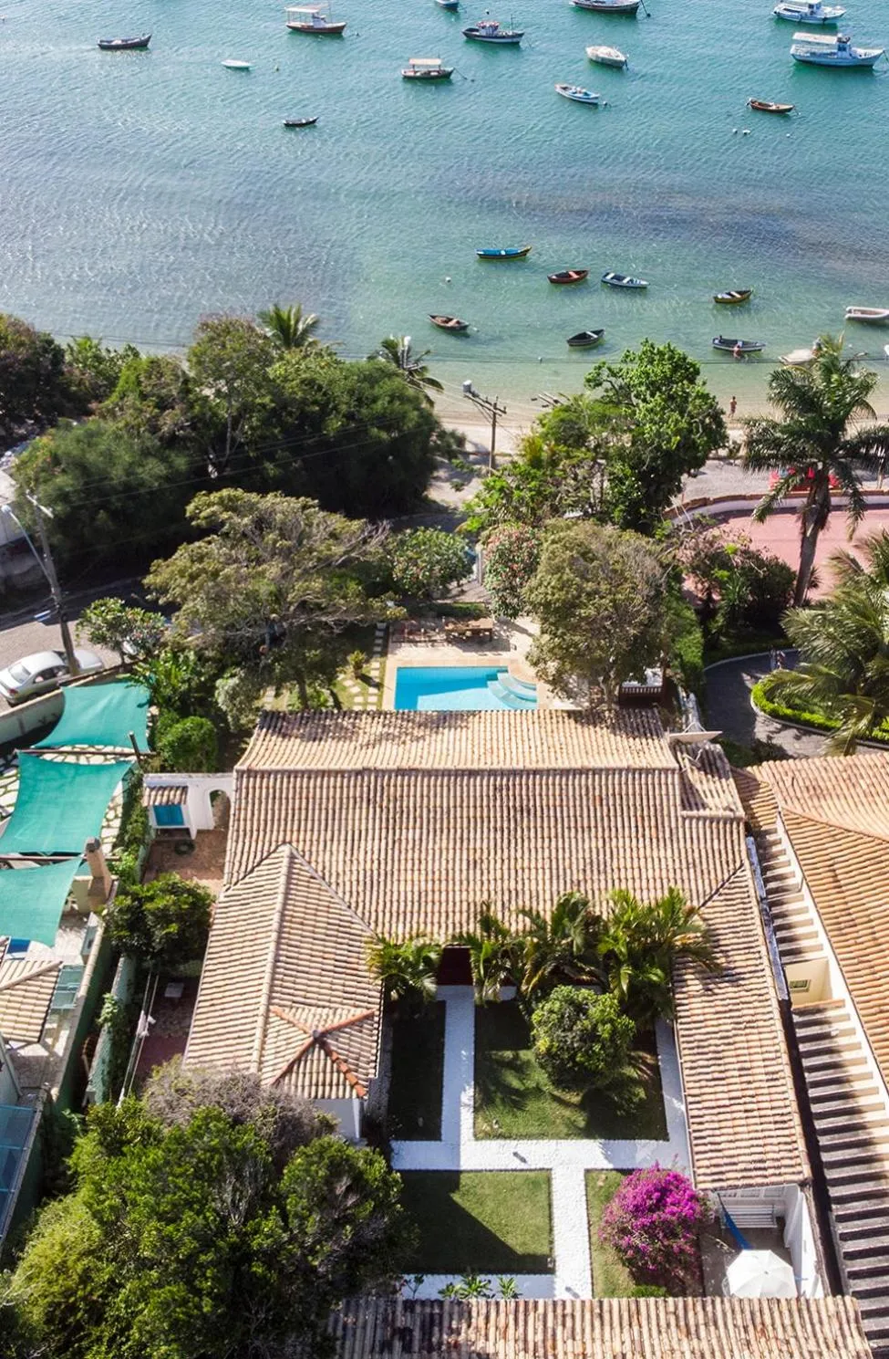 Bird's eye view in Pousada Casa Búzios