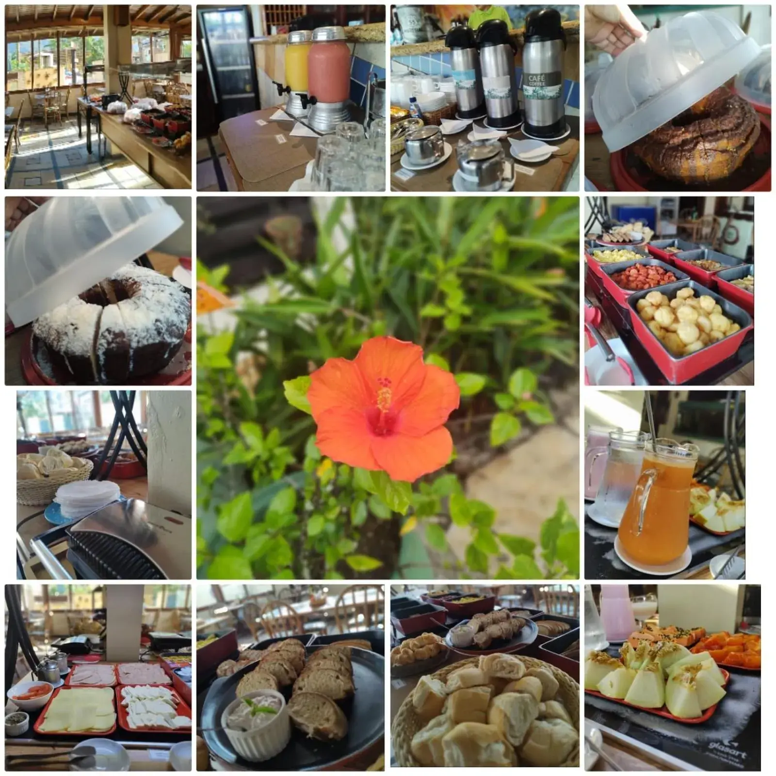 Buffet breakfast in Villa'l Mare Hotel Buffet breakfast in Villa'l Mare Hotel