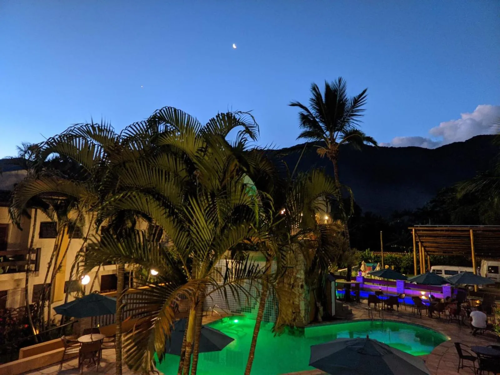 Pool view in Villa'l Mare Hotel
