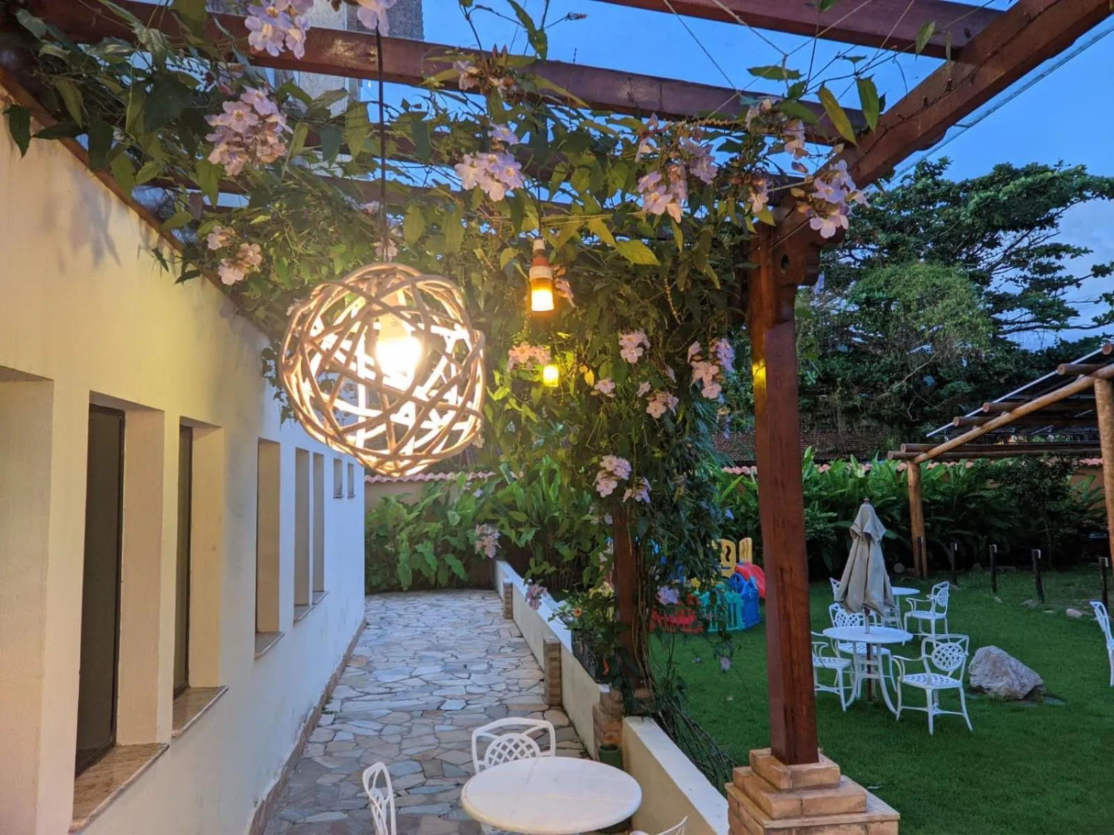 Garden view in Villa'l Mare Hotel