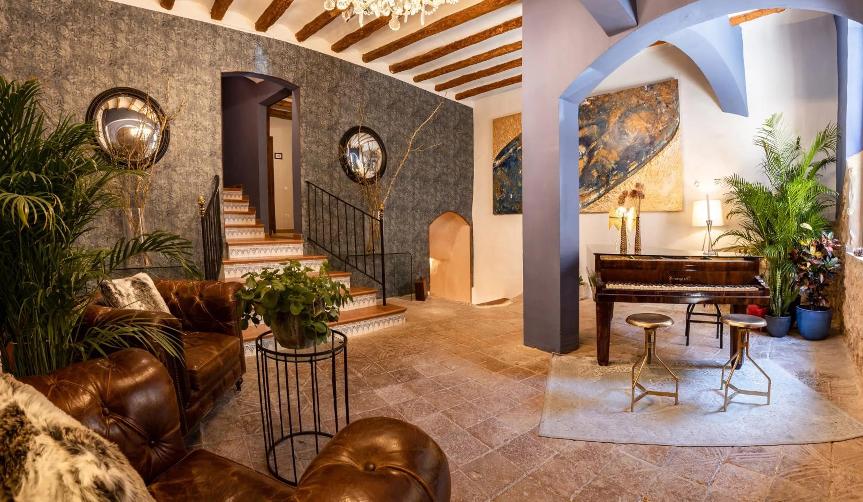 Lobby or reception in El Palauet del Priorat