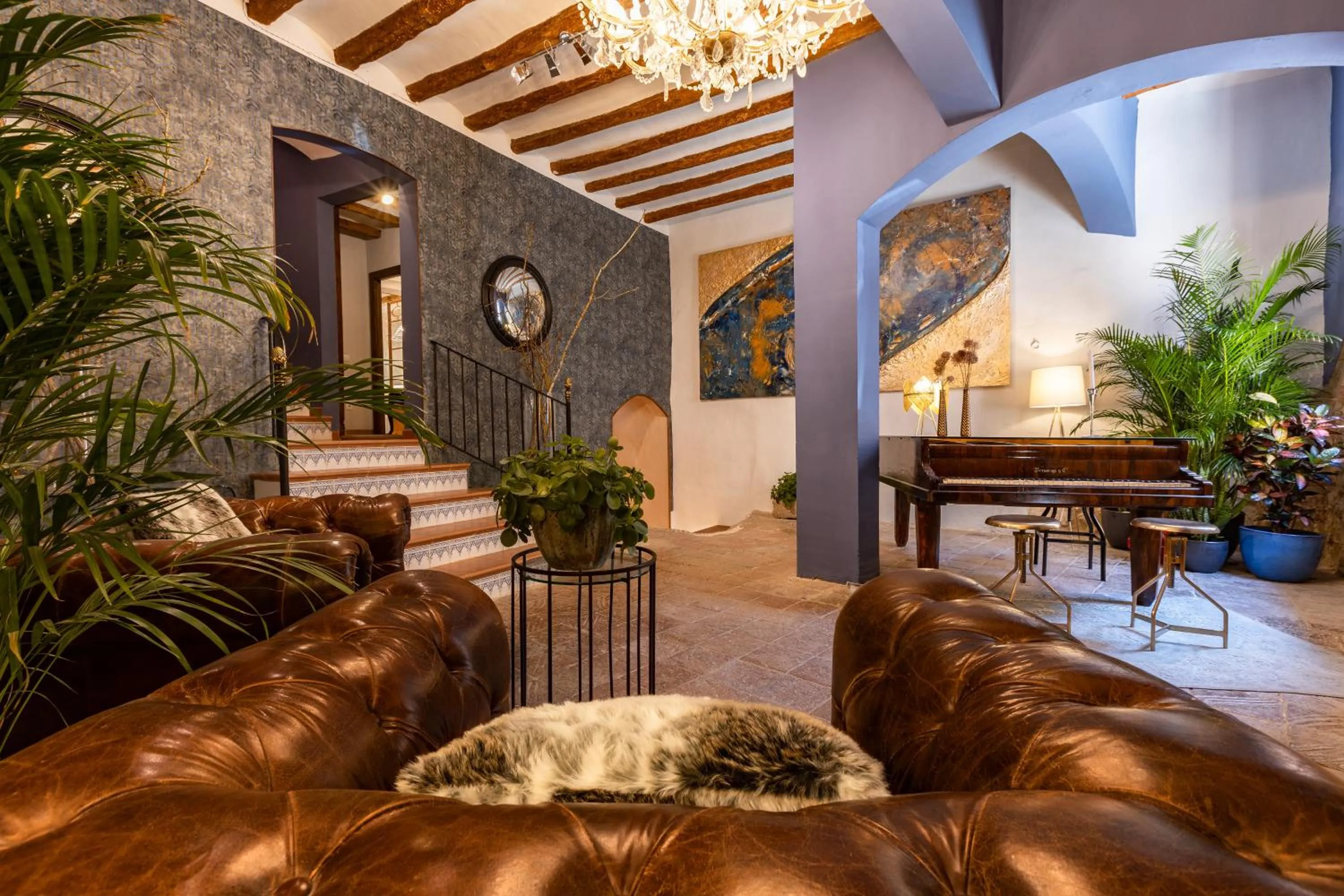 Lobby or reception in El Palauet del Priorat