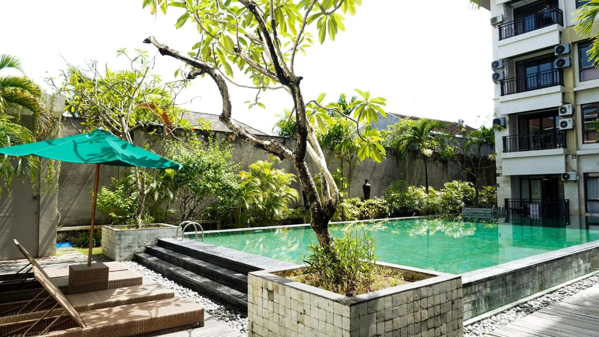 Swimming pool in Grand Kuta Hotel and Residence