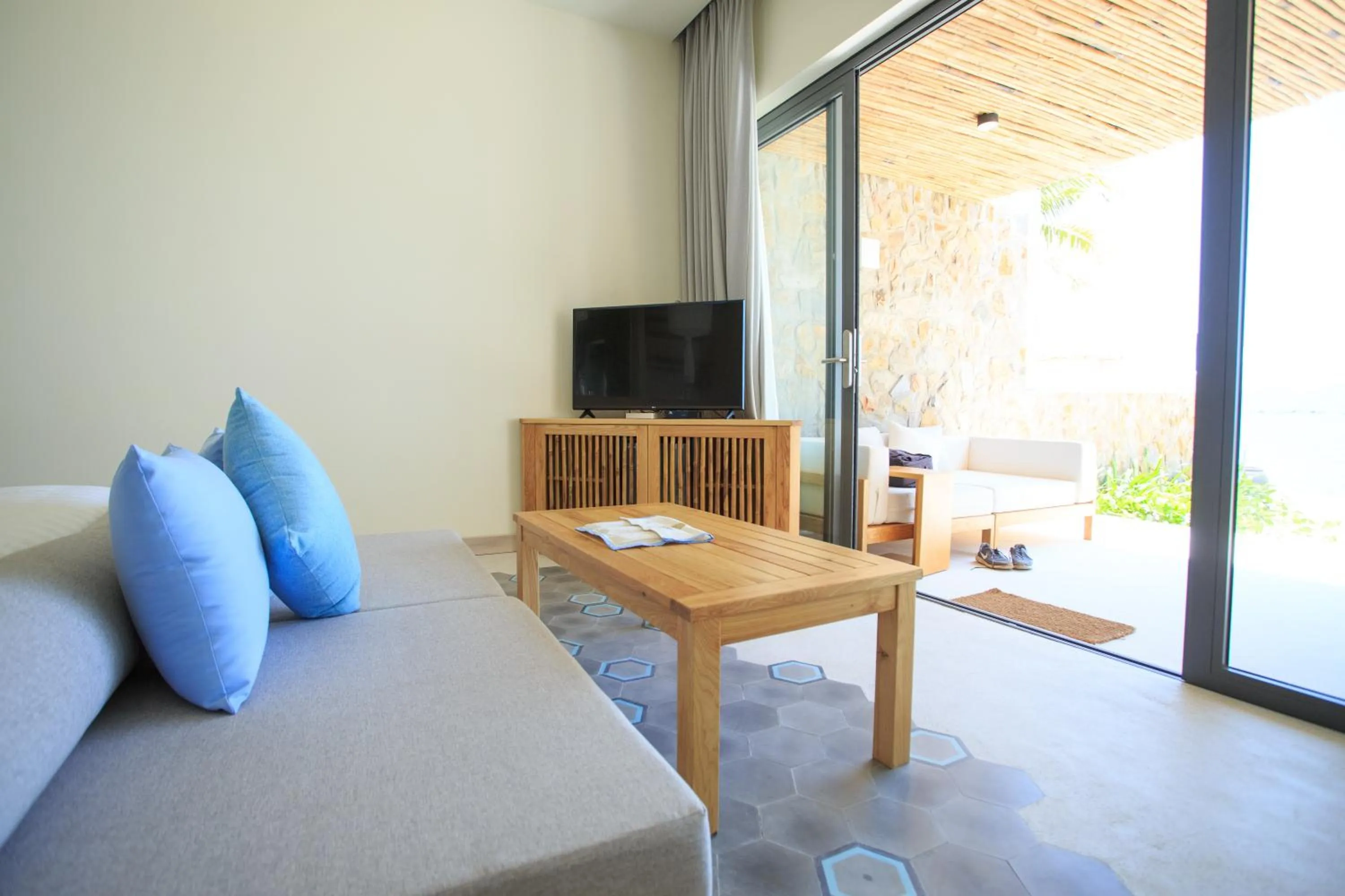 Seating area in Que Toi Village Resort Phu Yen