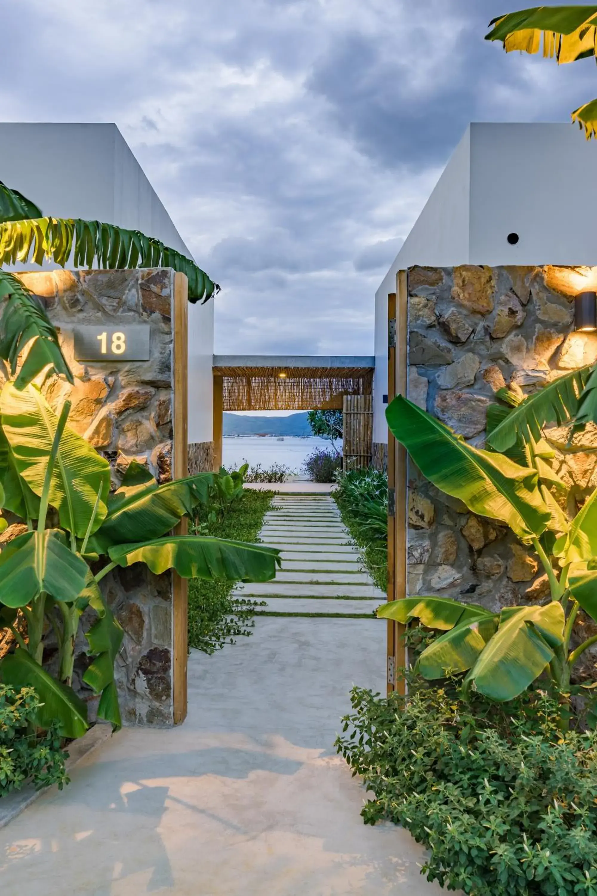 Facade/entrance in Que Toi Village Resort Phu Yen Facade/entrance in Que Toi Village Resort Phu Yen