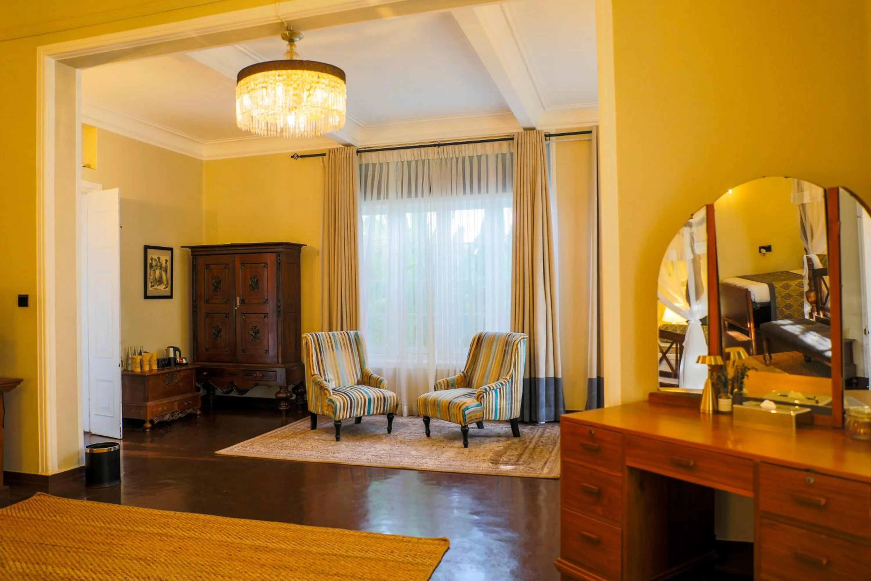 Seating area in Castle Hill Bungalow by Seven Angels