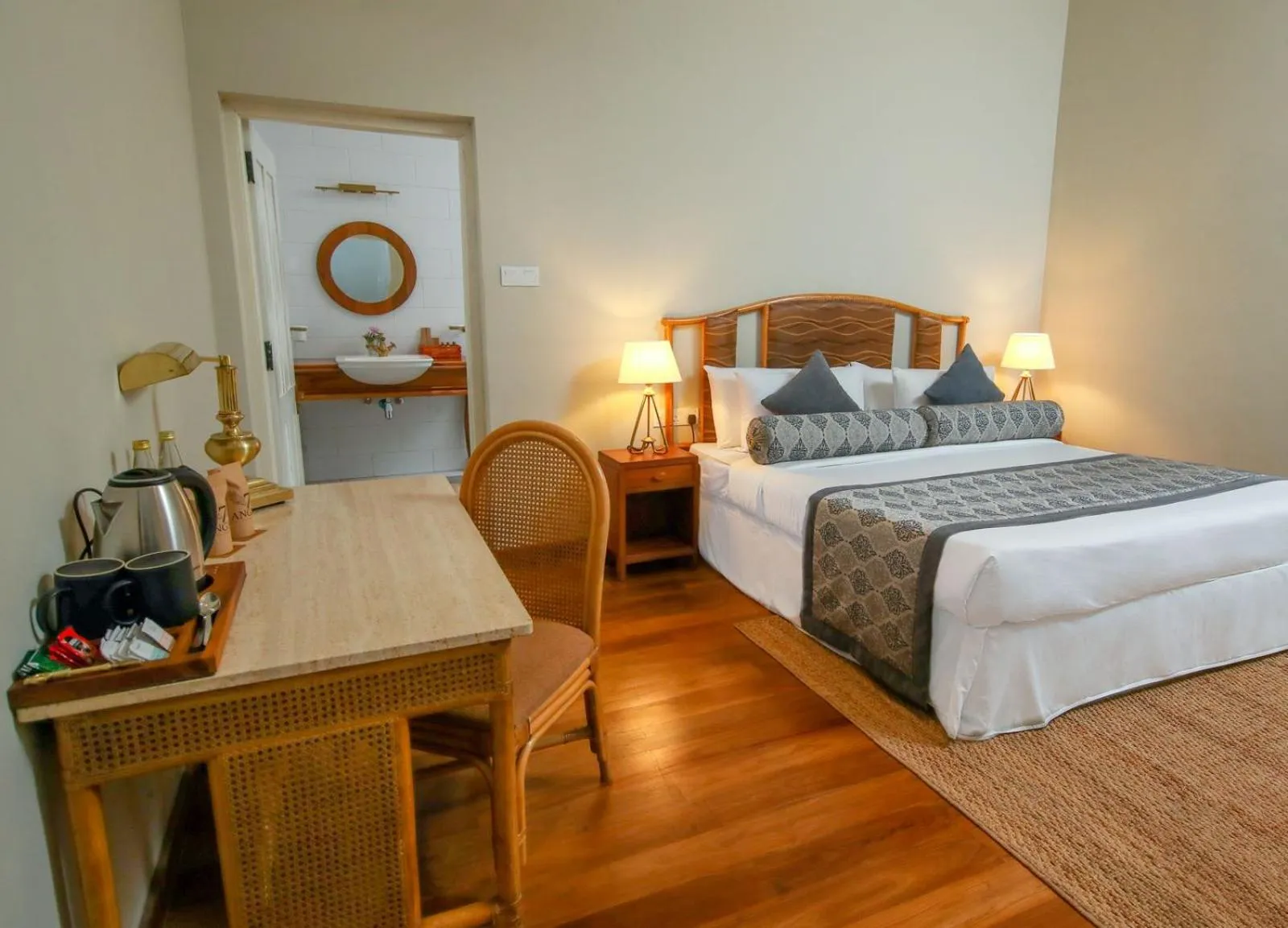 Bedroom, Bed in Castle Hill Bungalow by Seven Angels