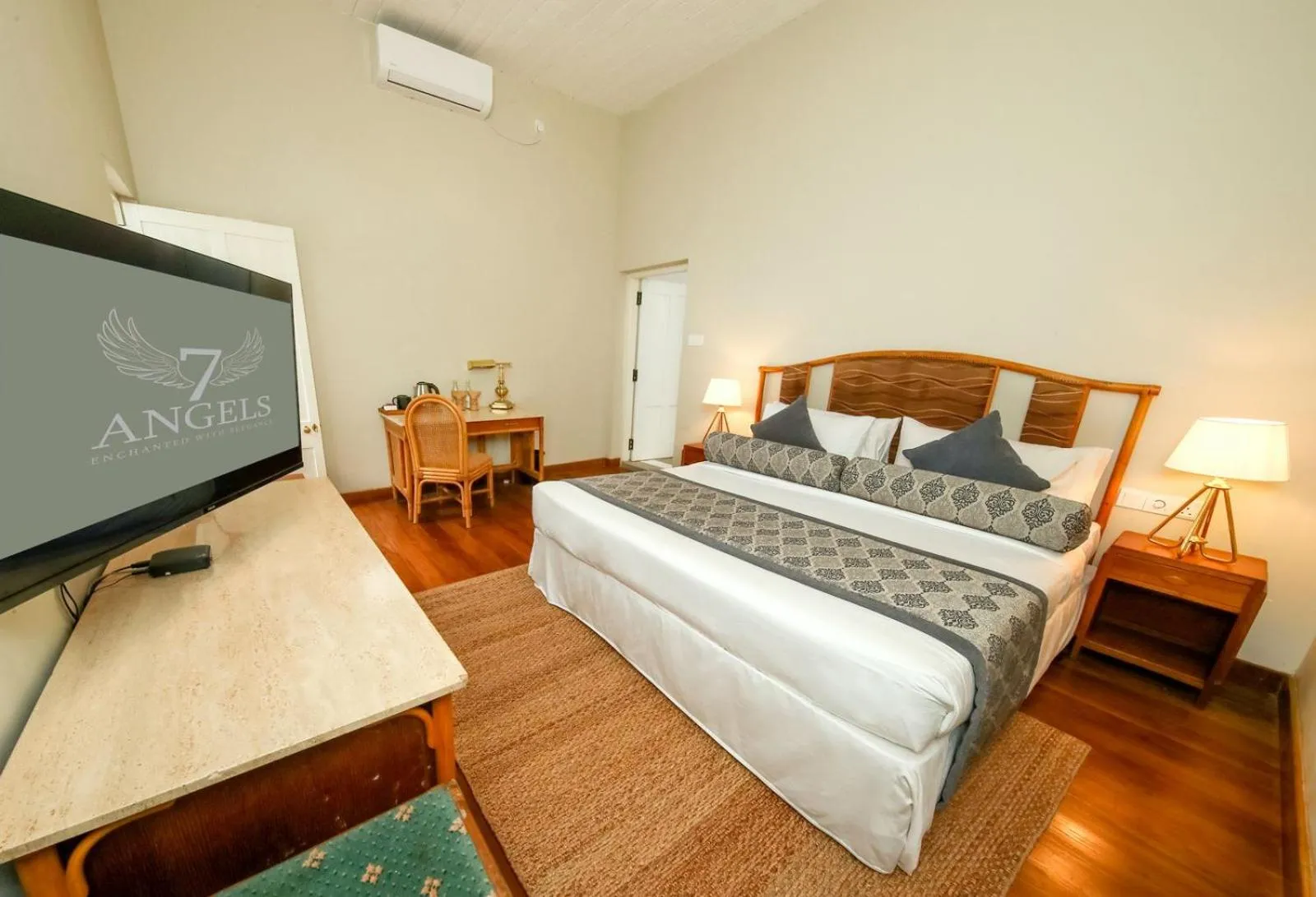 Bed in Castle Hill Bungalow by Seven Angels