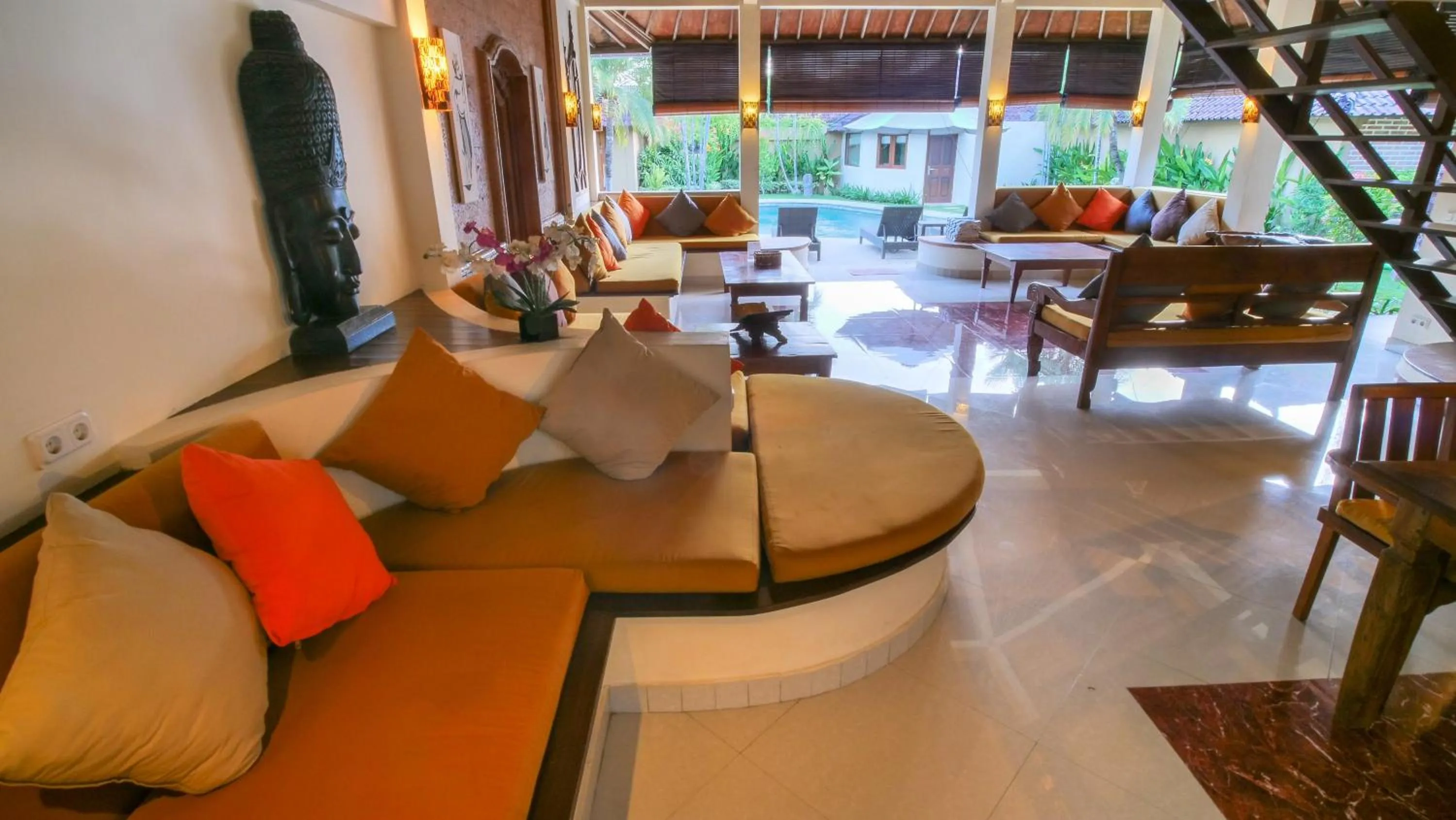 Balcony/Terrace in Bali Dyana Villas