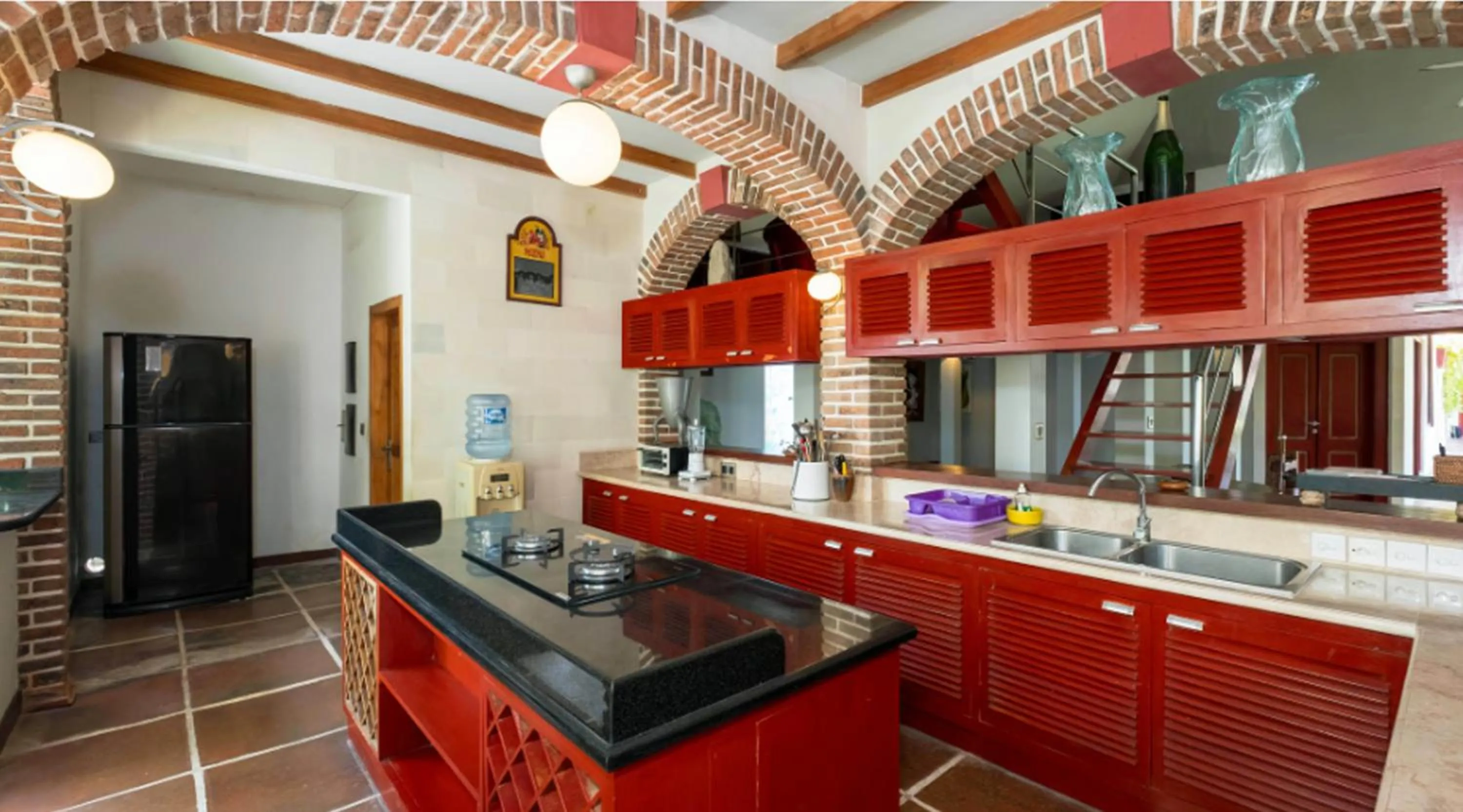 Kitchen or kitchenette in Bali Dyana Villas