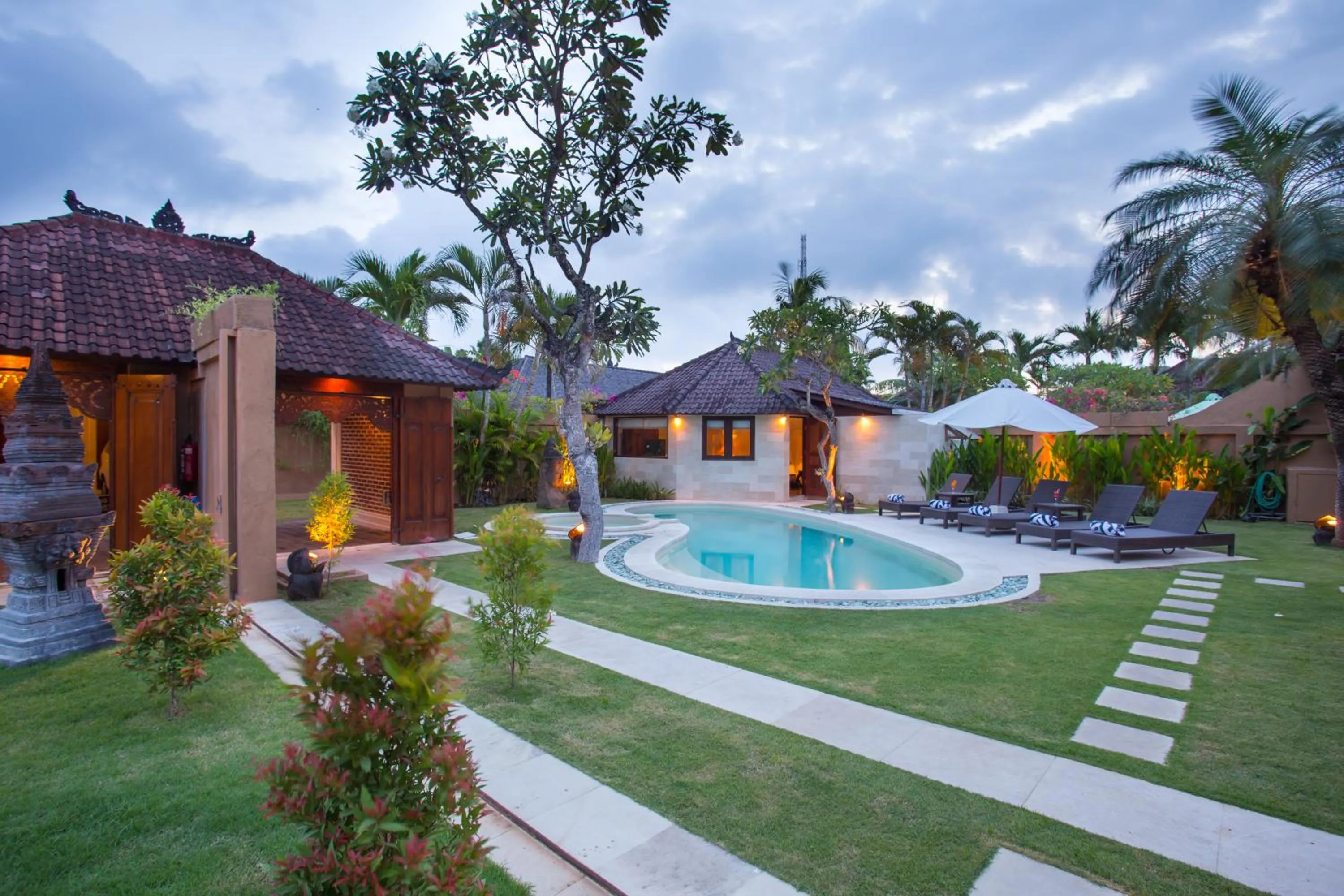 Garden in Bali Dyana Villas