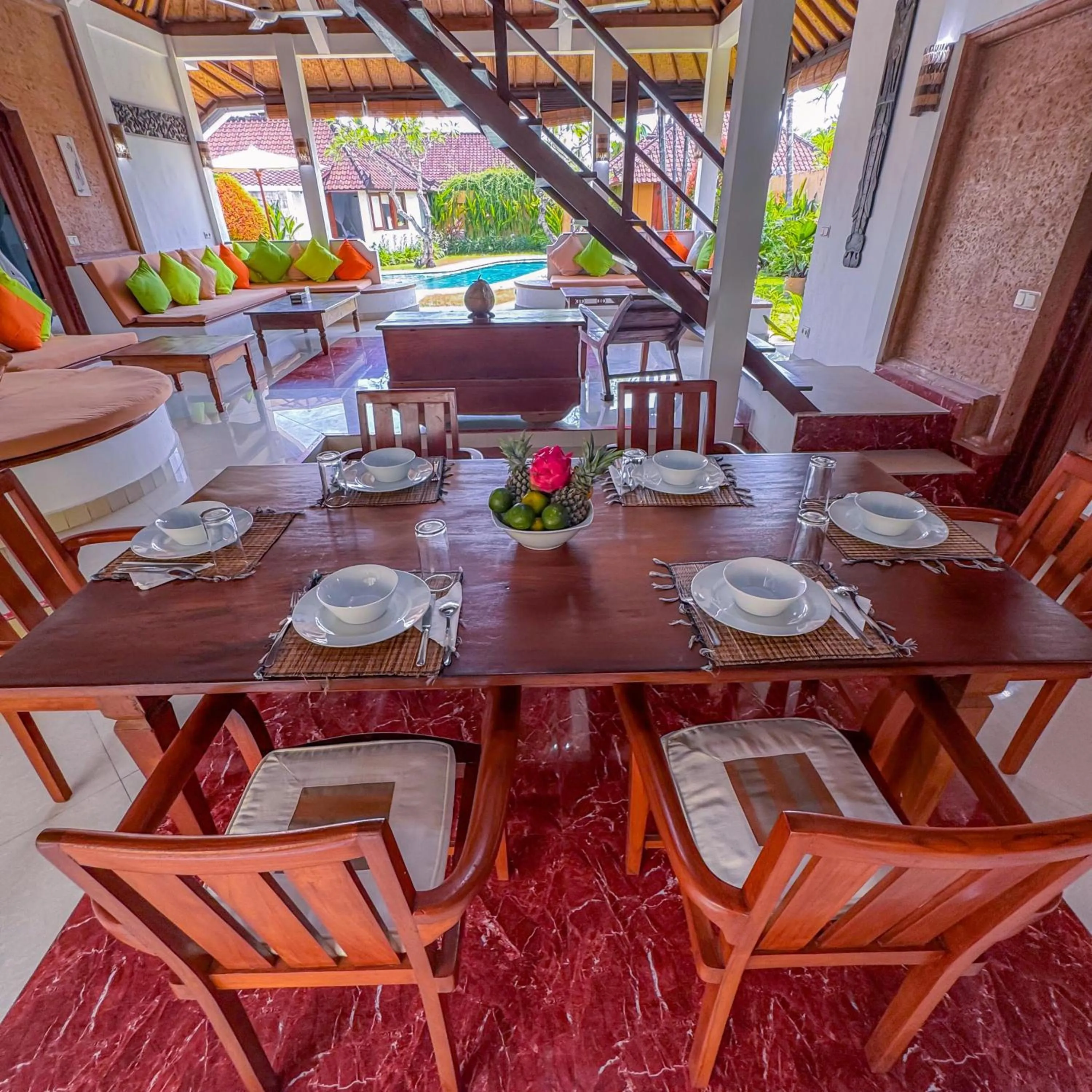 Dining area in Bali Dyana Villas