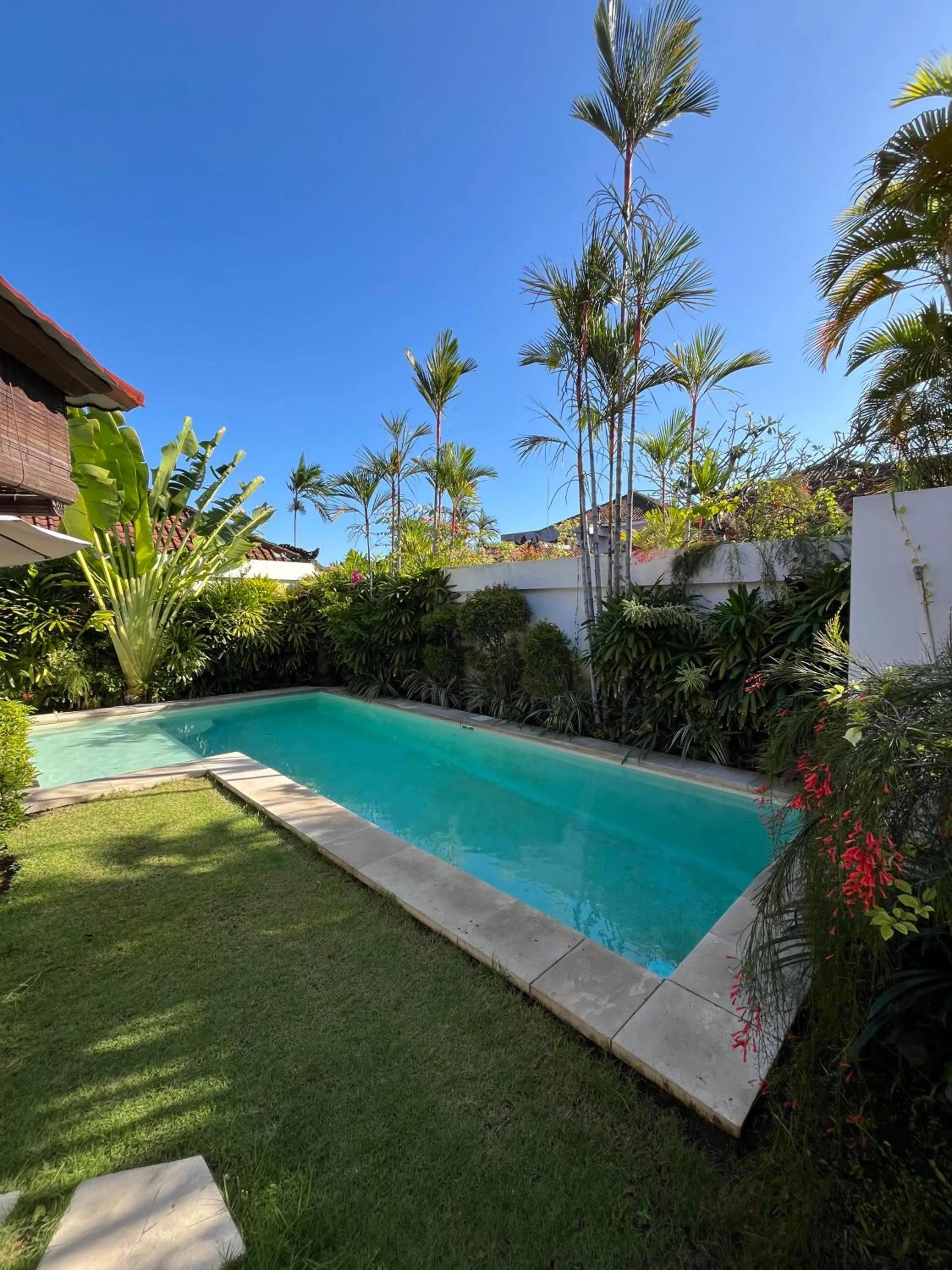 Pool view in Bali Dyana Villas