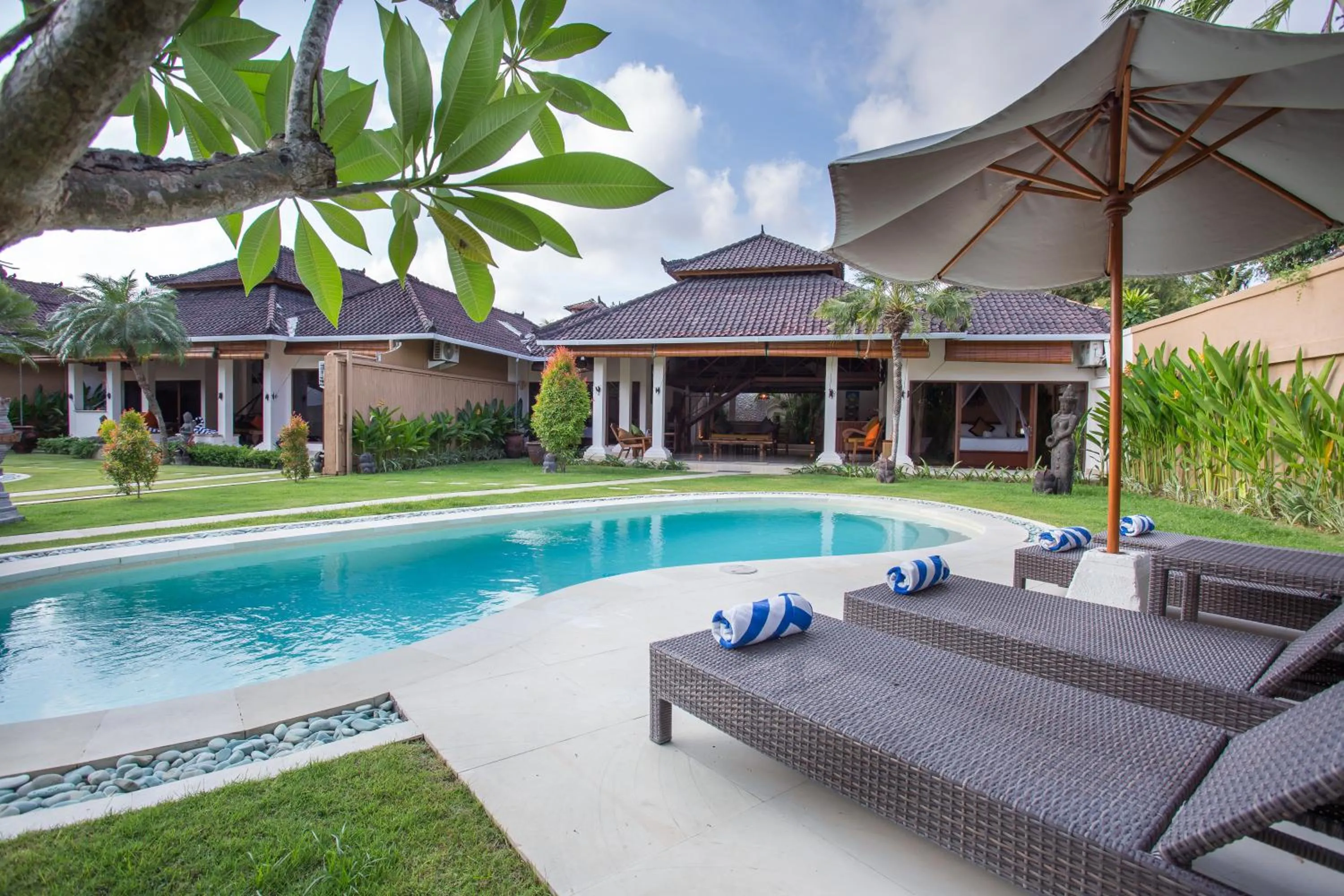 Garden view in Bali Dyana Villas