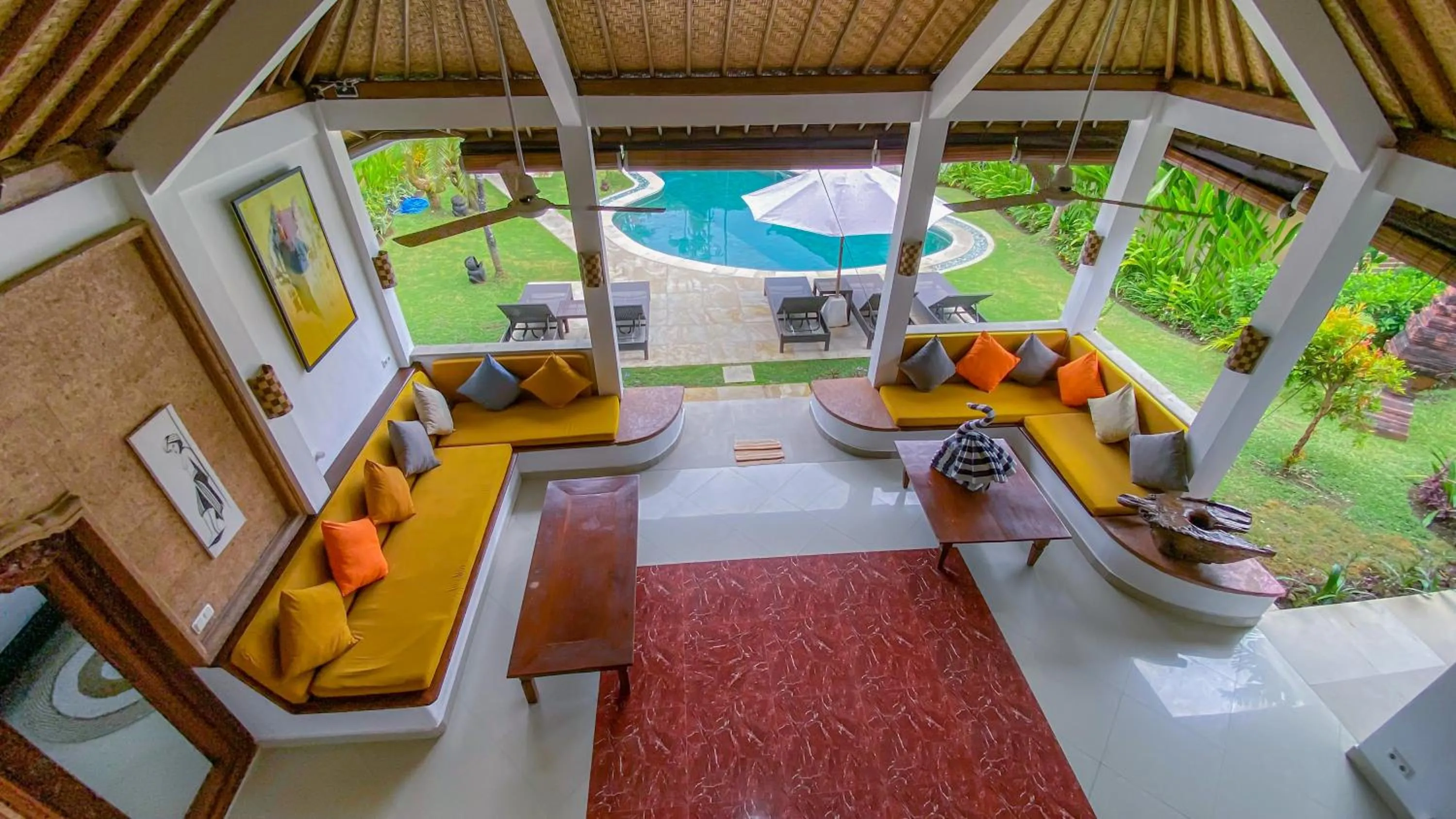 Balcony/Terrace in Bali Dyana Villas