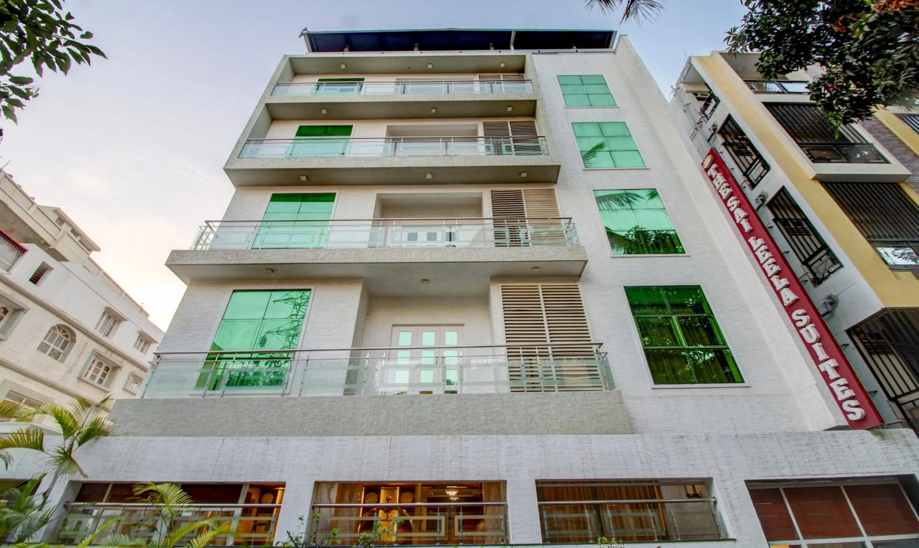 Facade/entrance in Treebo The Sai Leela Suites