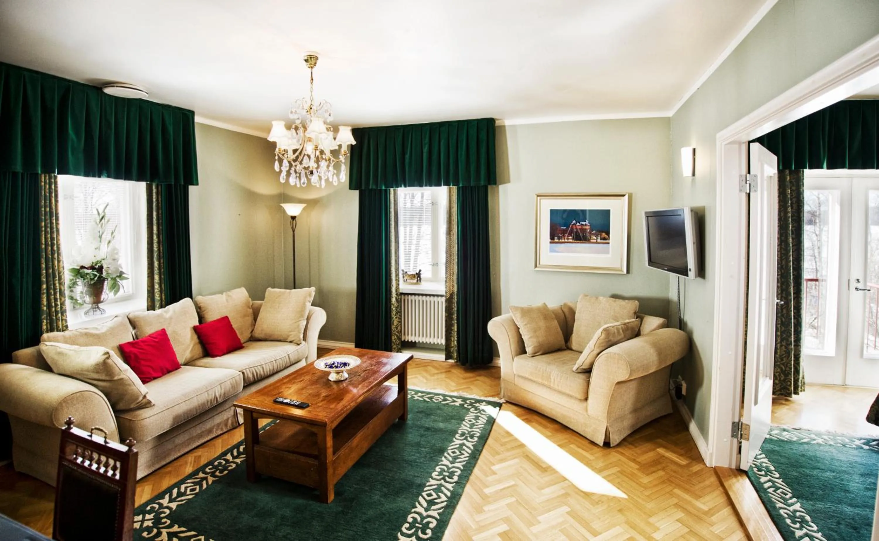 Living room in Hotel Vanajanlinna