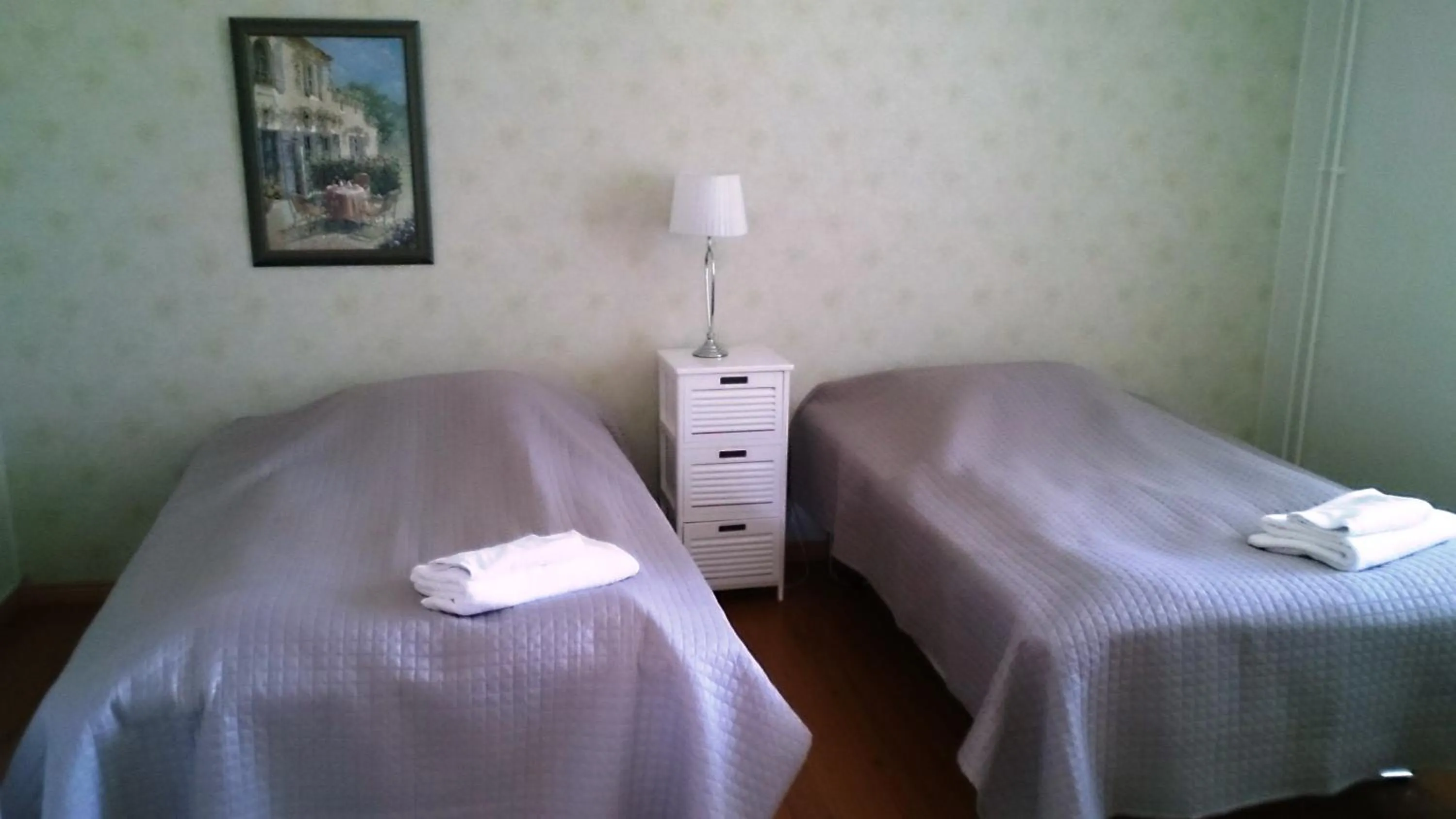 Bed in Hotel Vanajanlinna