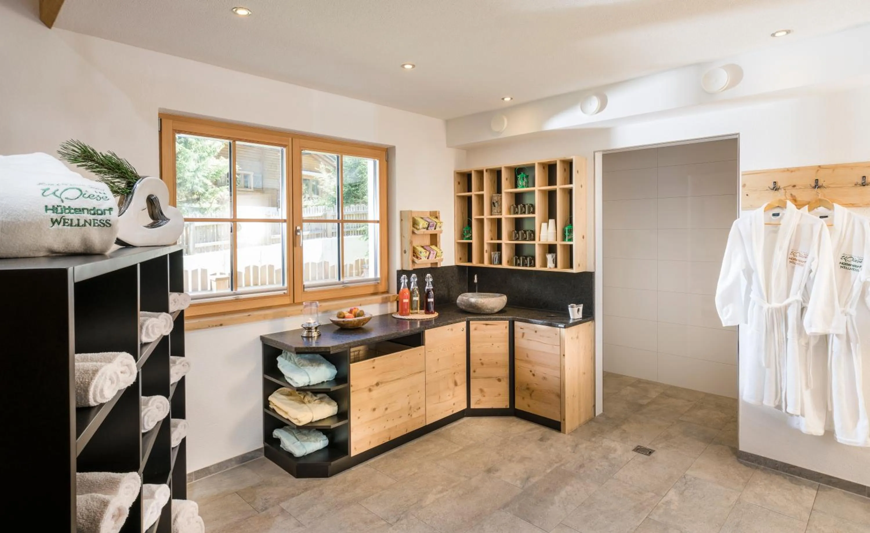 Sauna in Hotel Wiese