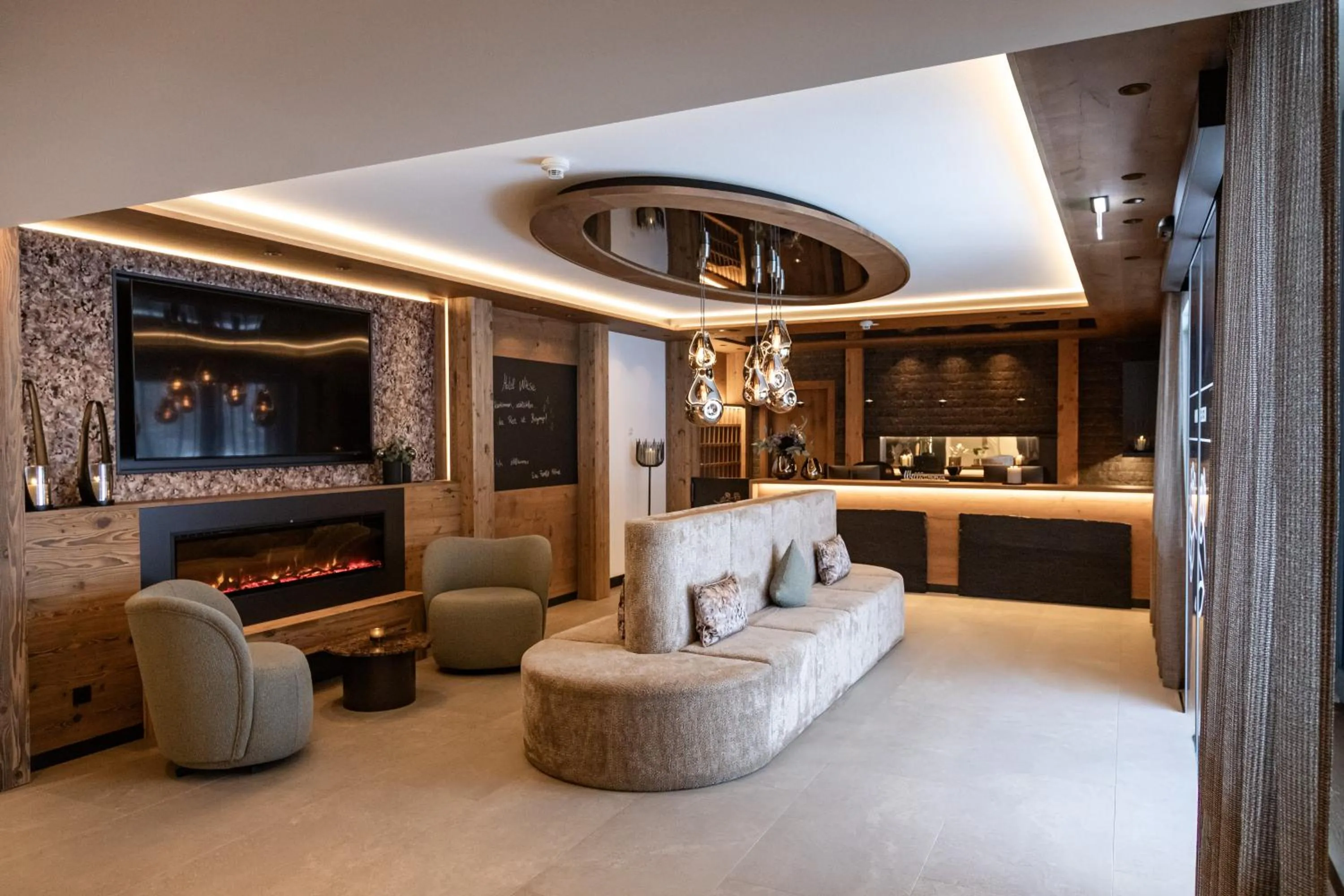 Lobby or reception in Hotel Wiese