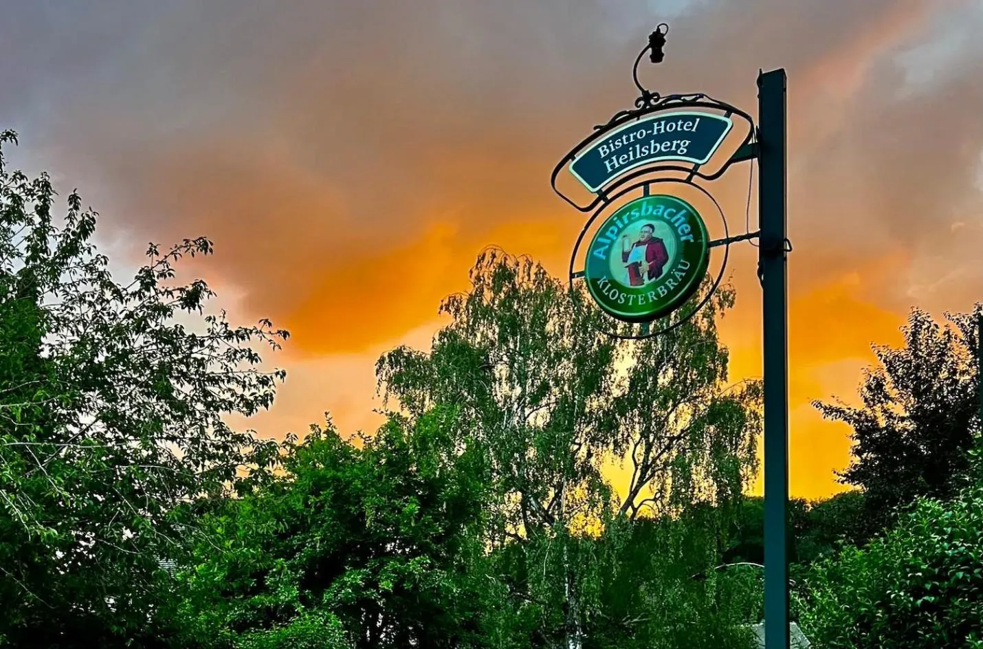 Sunset in Hotel-Heilsberg