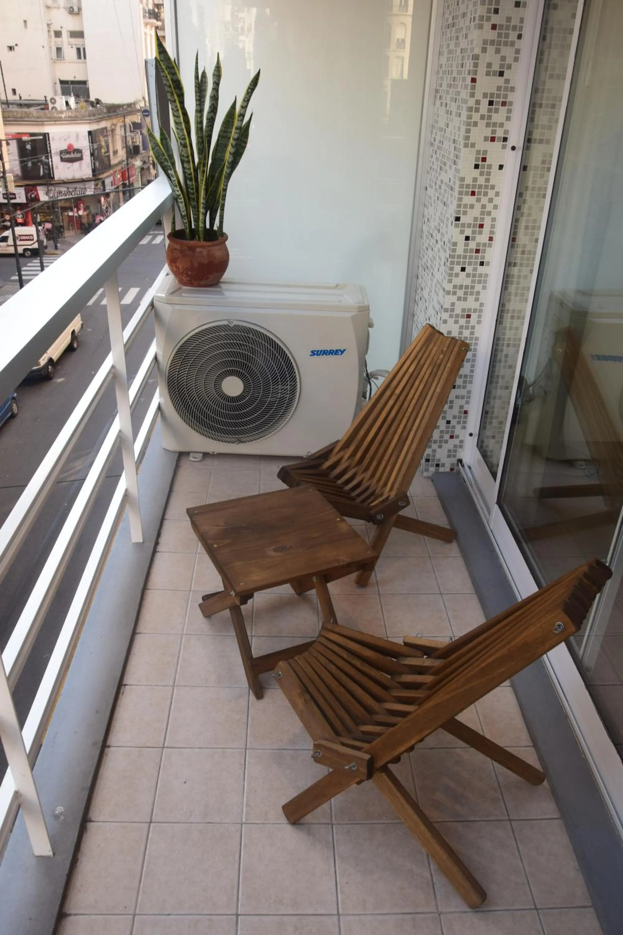 Balcony/Terrace in New Apartment in Recoleta