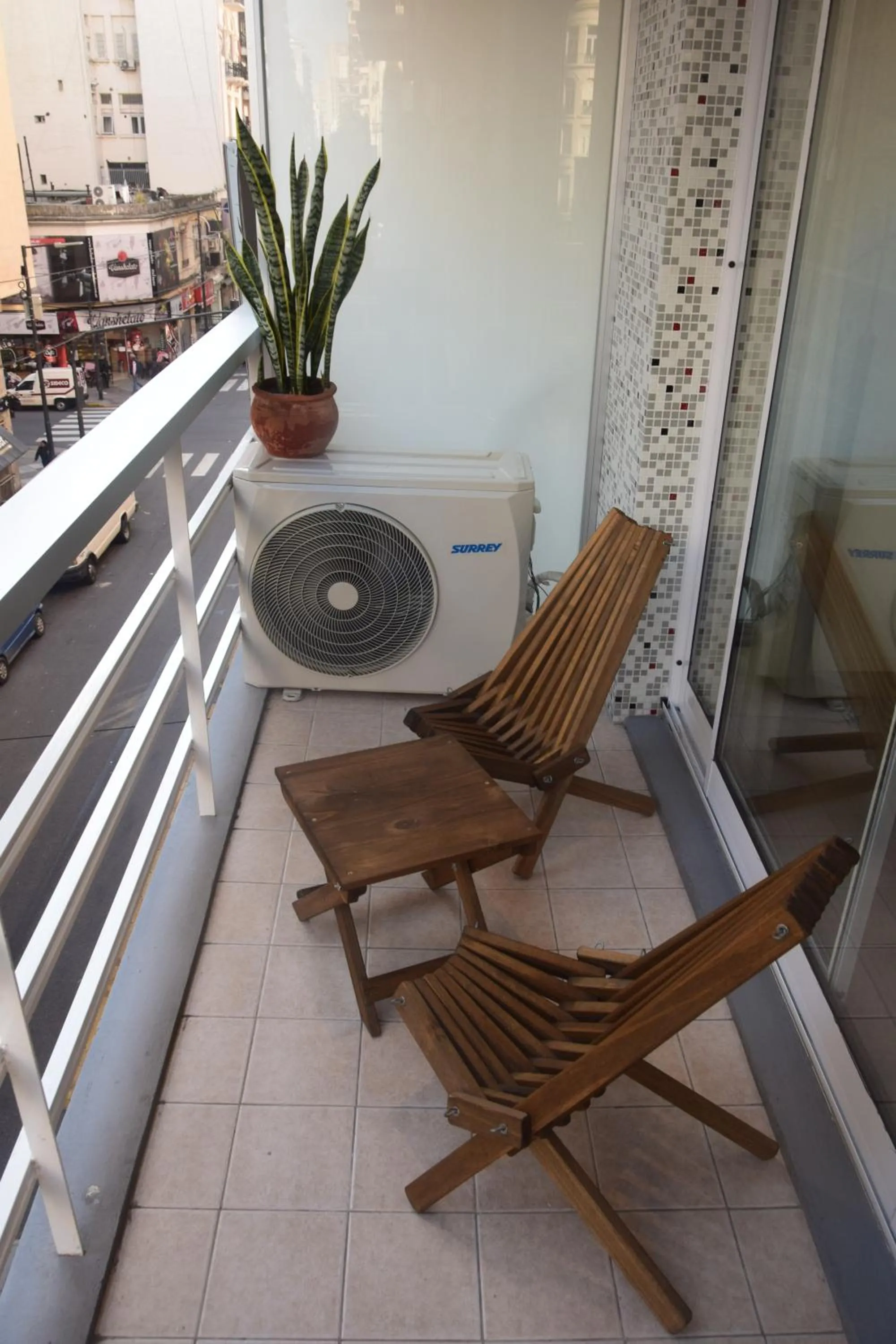 Balcony/Terrace in New Apartment in Recoleta