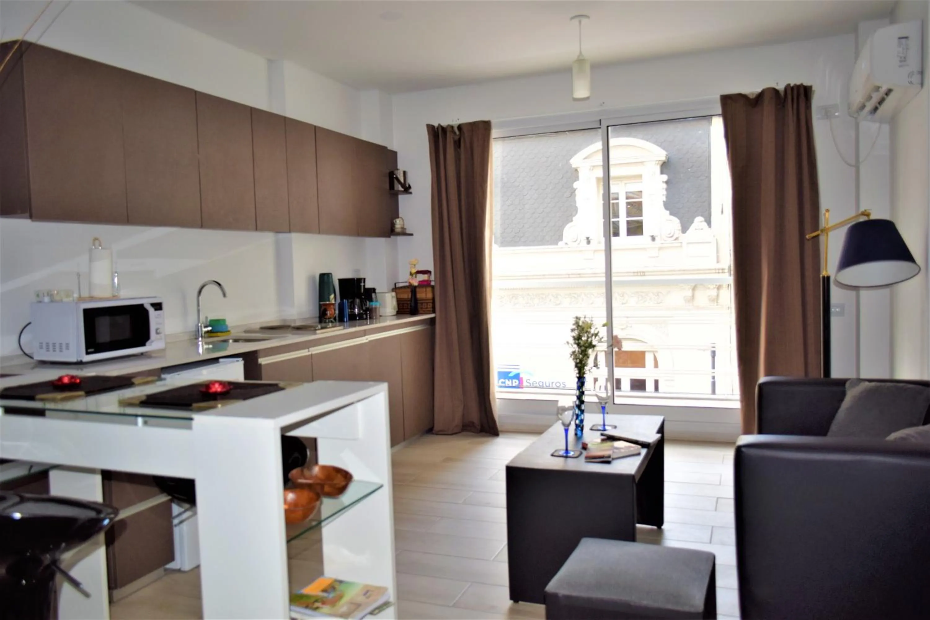 Dining area in New Apartment in Recoleta