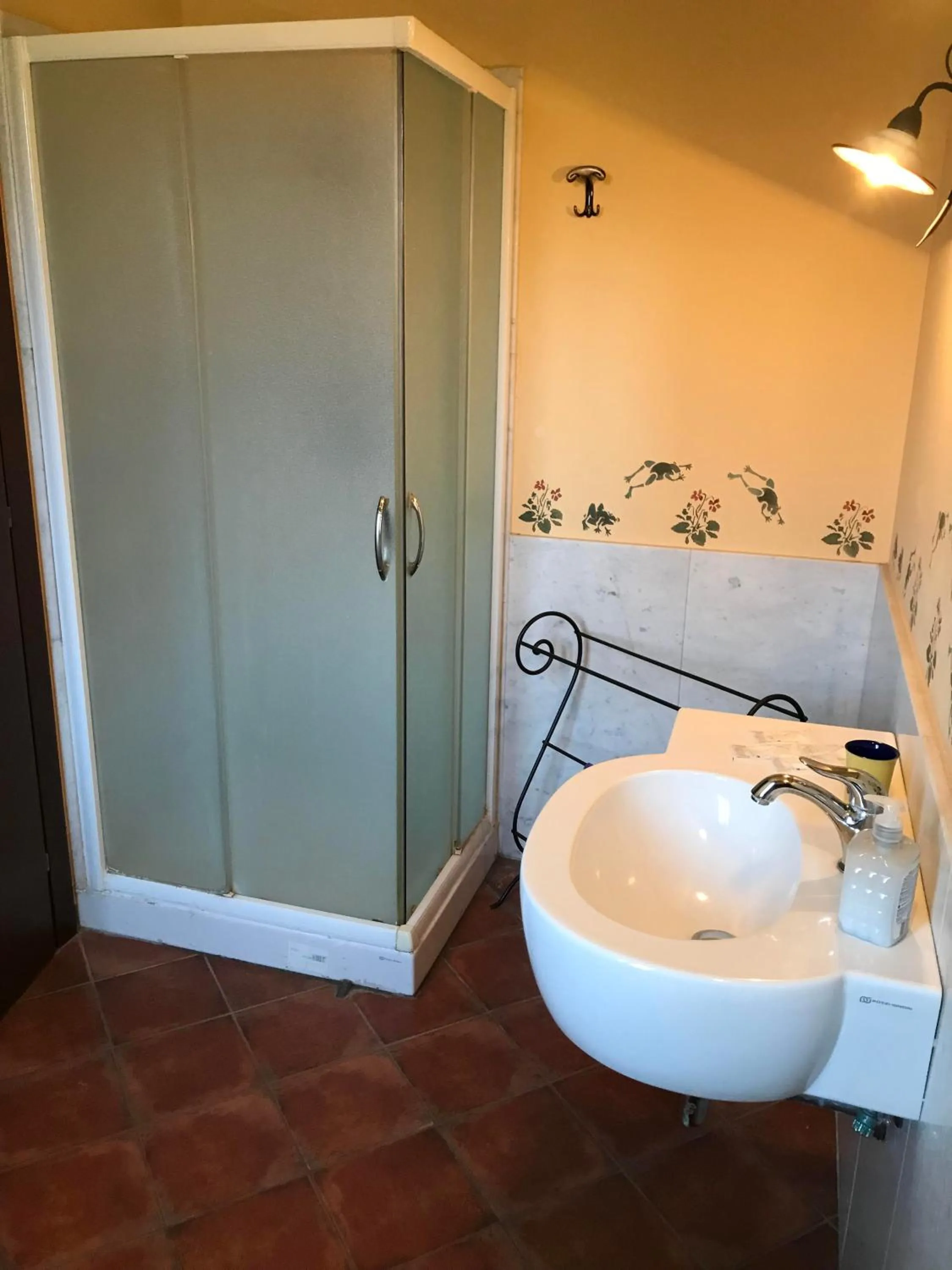 Bathroom in B&B La Rena Rossa